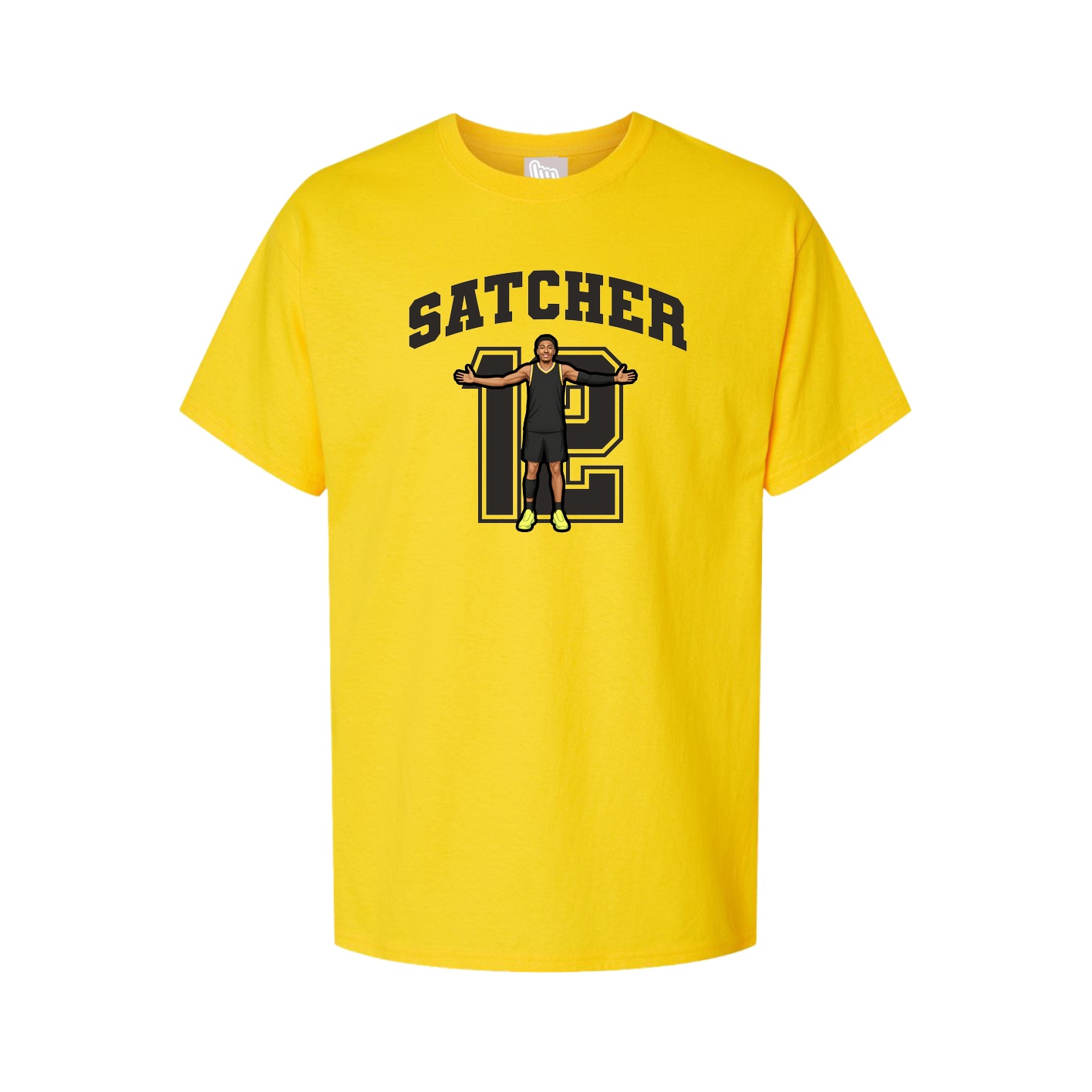 Youth Tee — Number in Gold