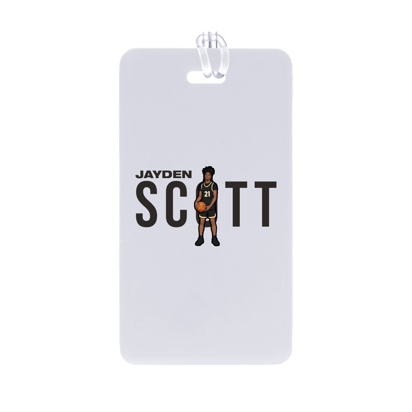 Bag Tag — Player Name in Classic
