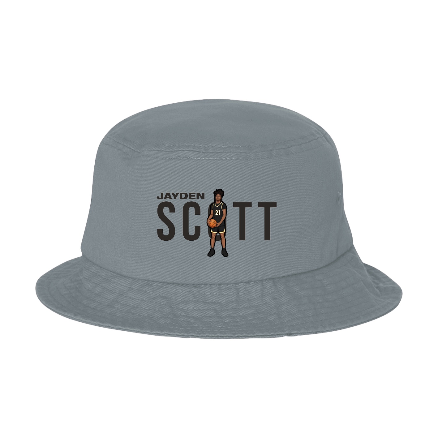 Bucket Cap — Player Name in Grey