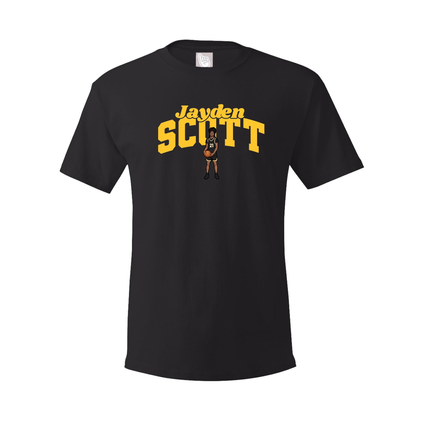 Youth Tee — Signature Arch in Black