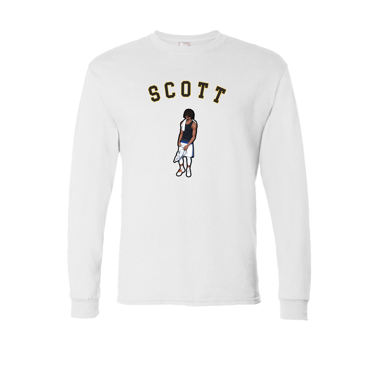 Long Sleeve Tee — Shirsey Arch in White