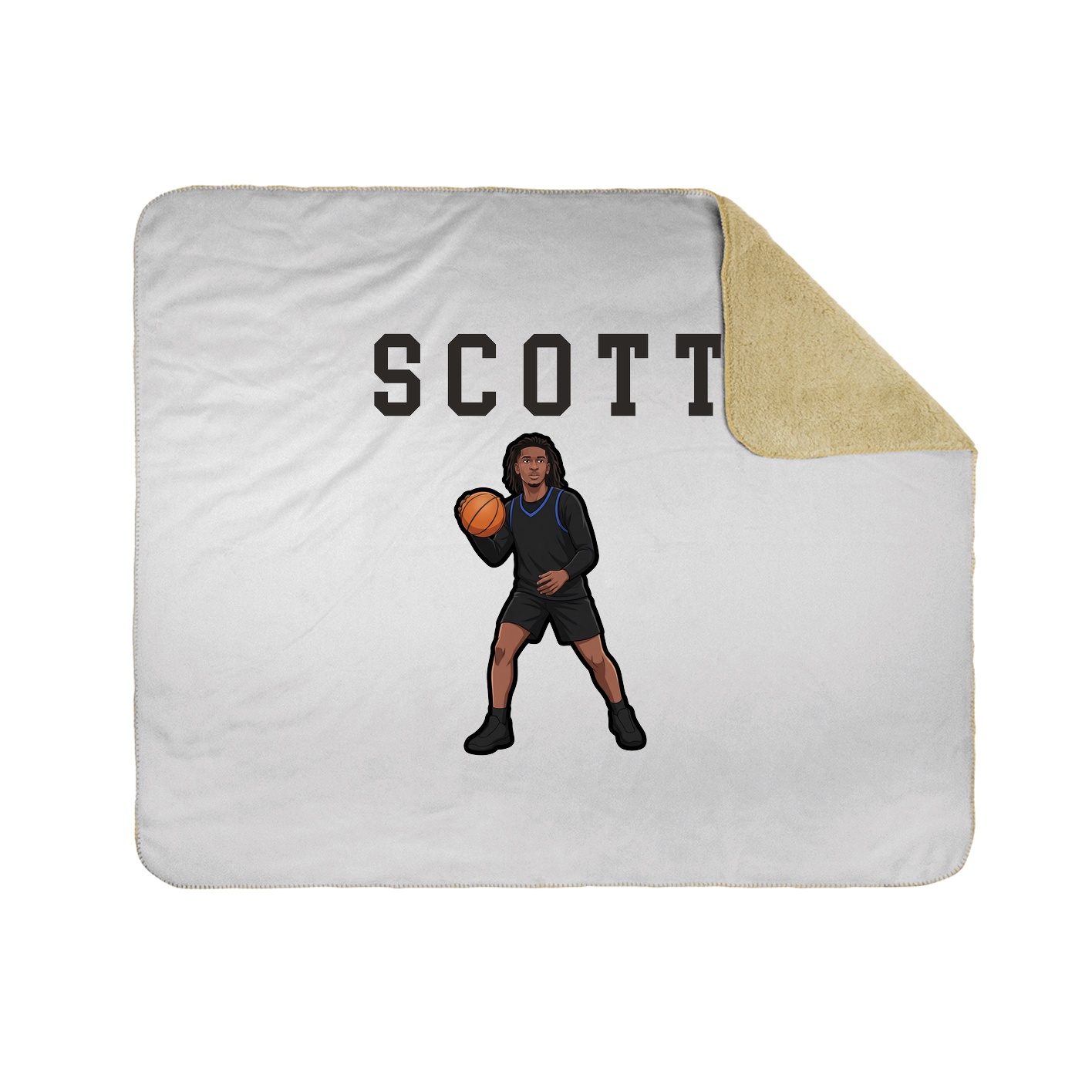 Throw Blanket — Shirsey in White