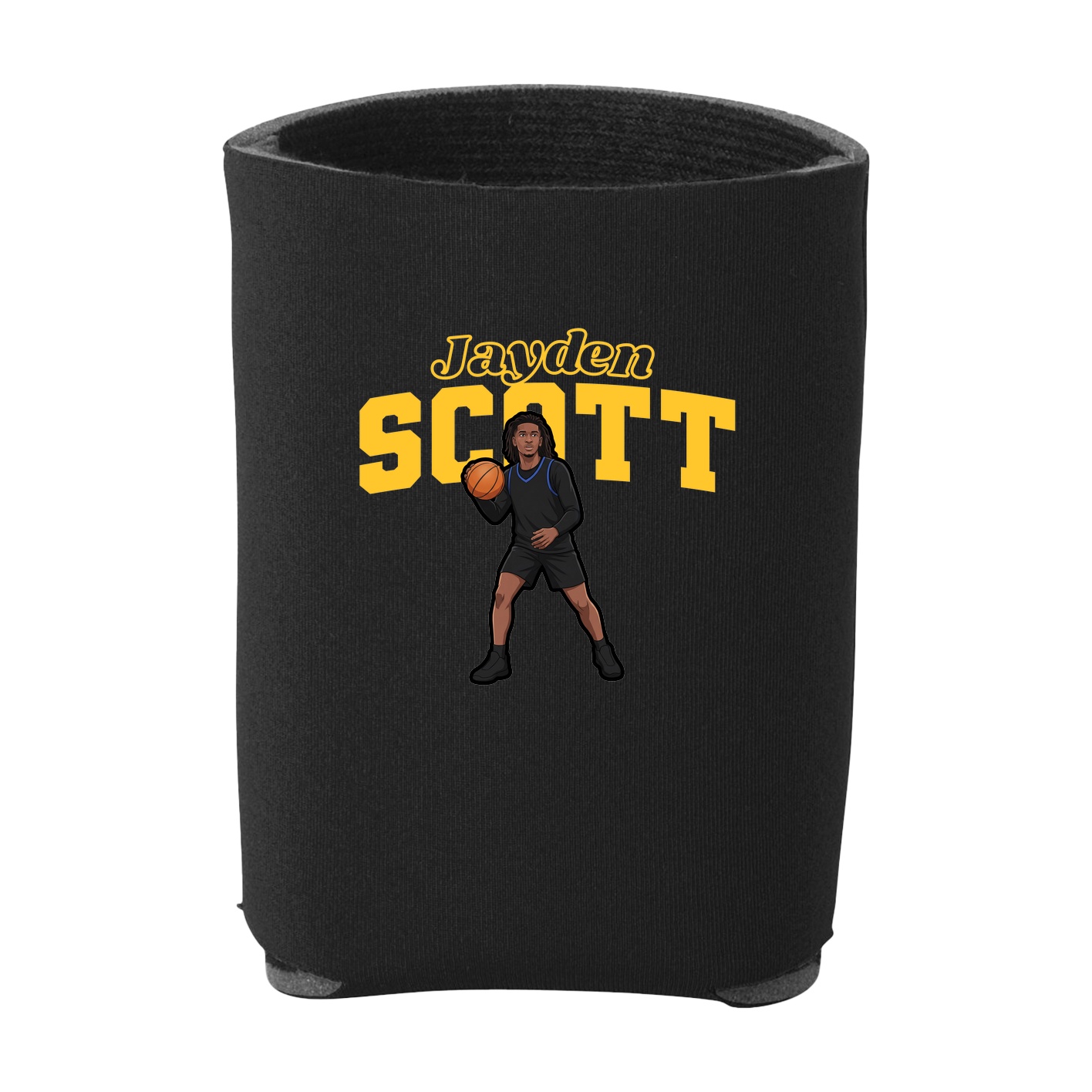 Can Holder — Name Arch in Black