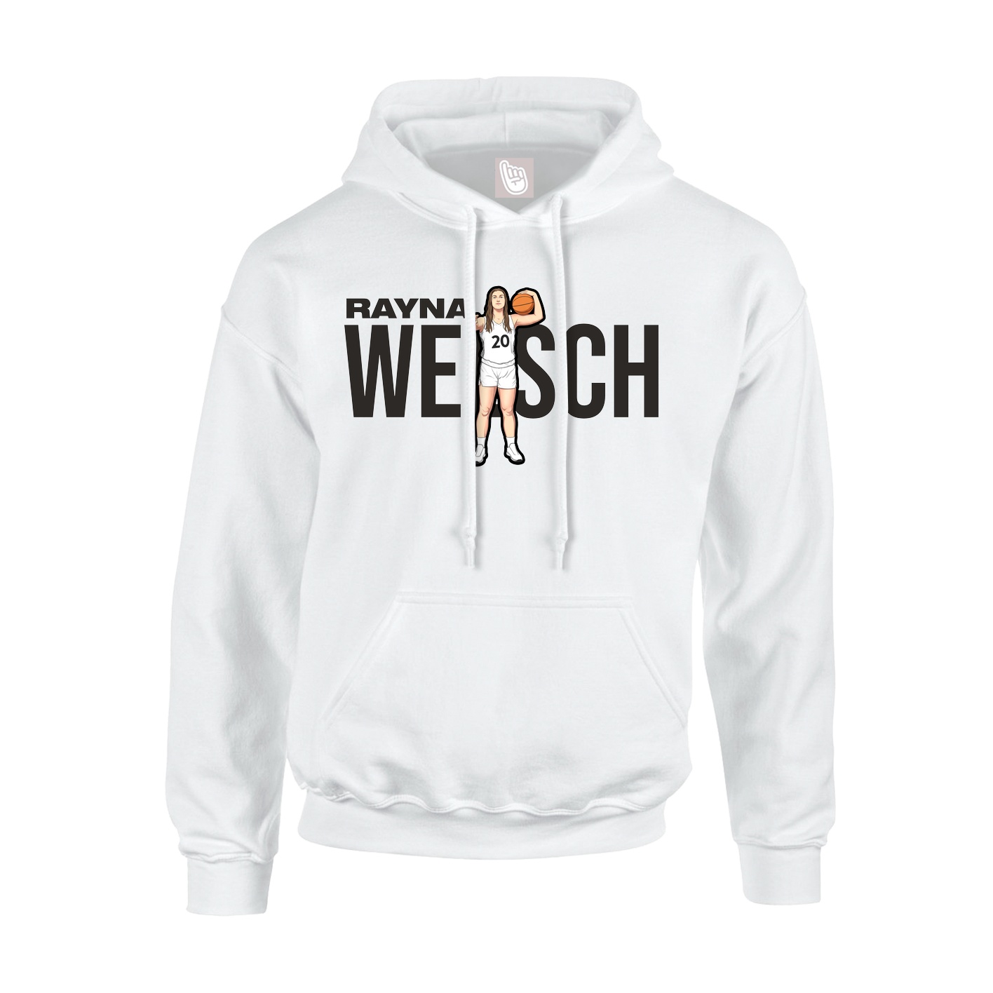 Hoodie — Player Name in White