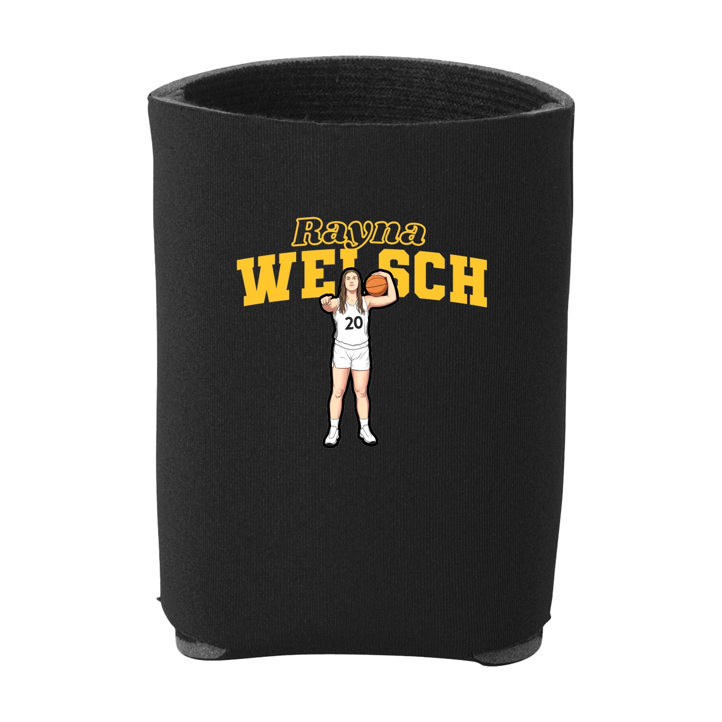 Can Holder — Name Arch in Black