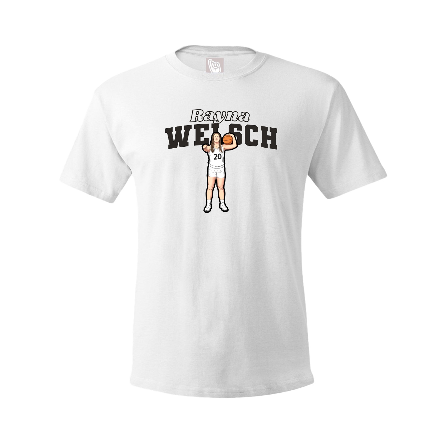 Tee — Name Arch in White