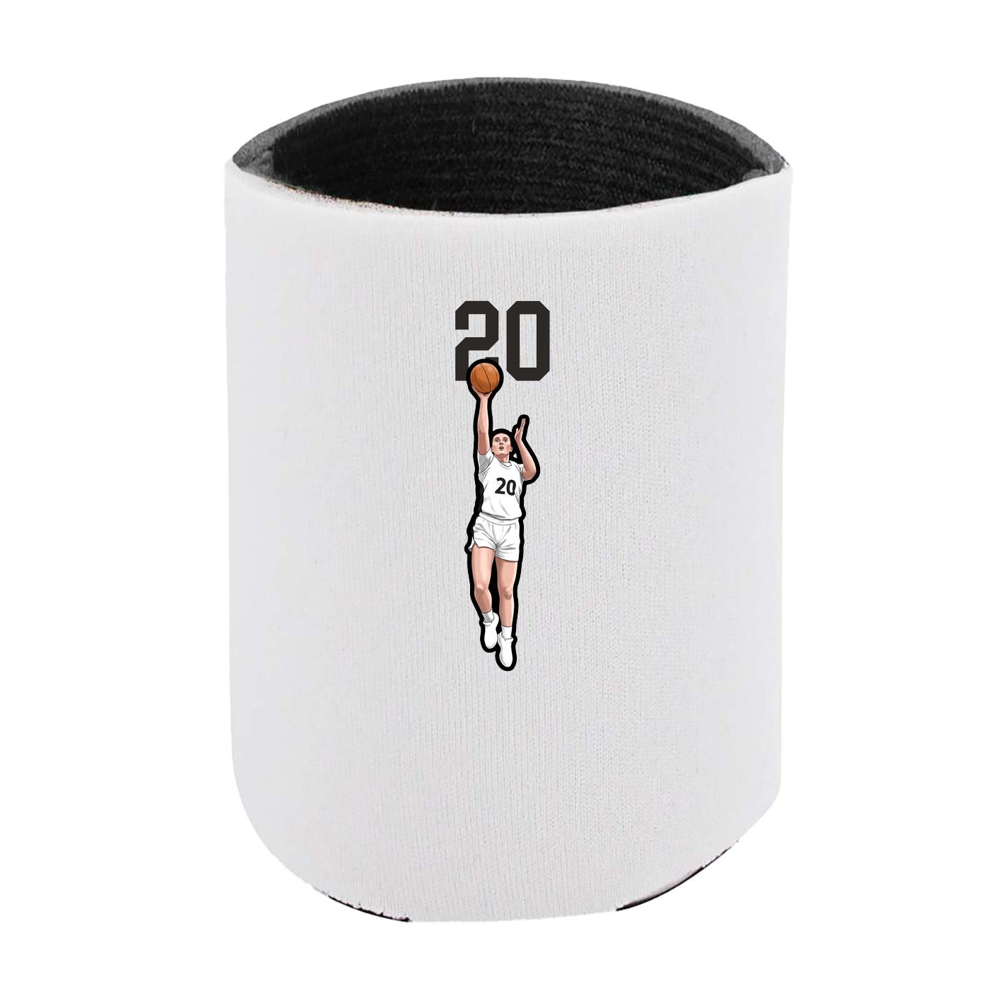 Can Holder — Number Top in White