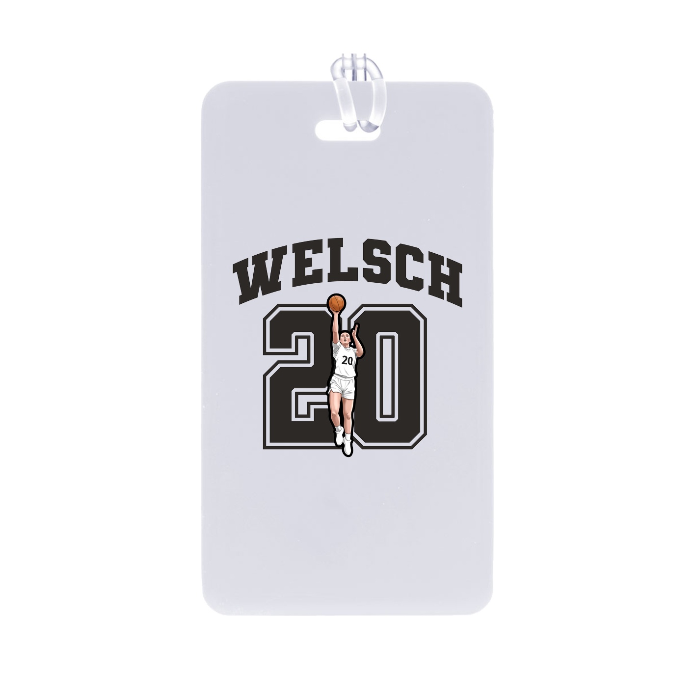 Bag Tag — Number in Classic