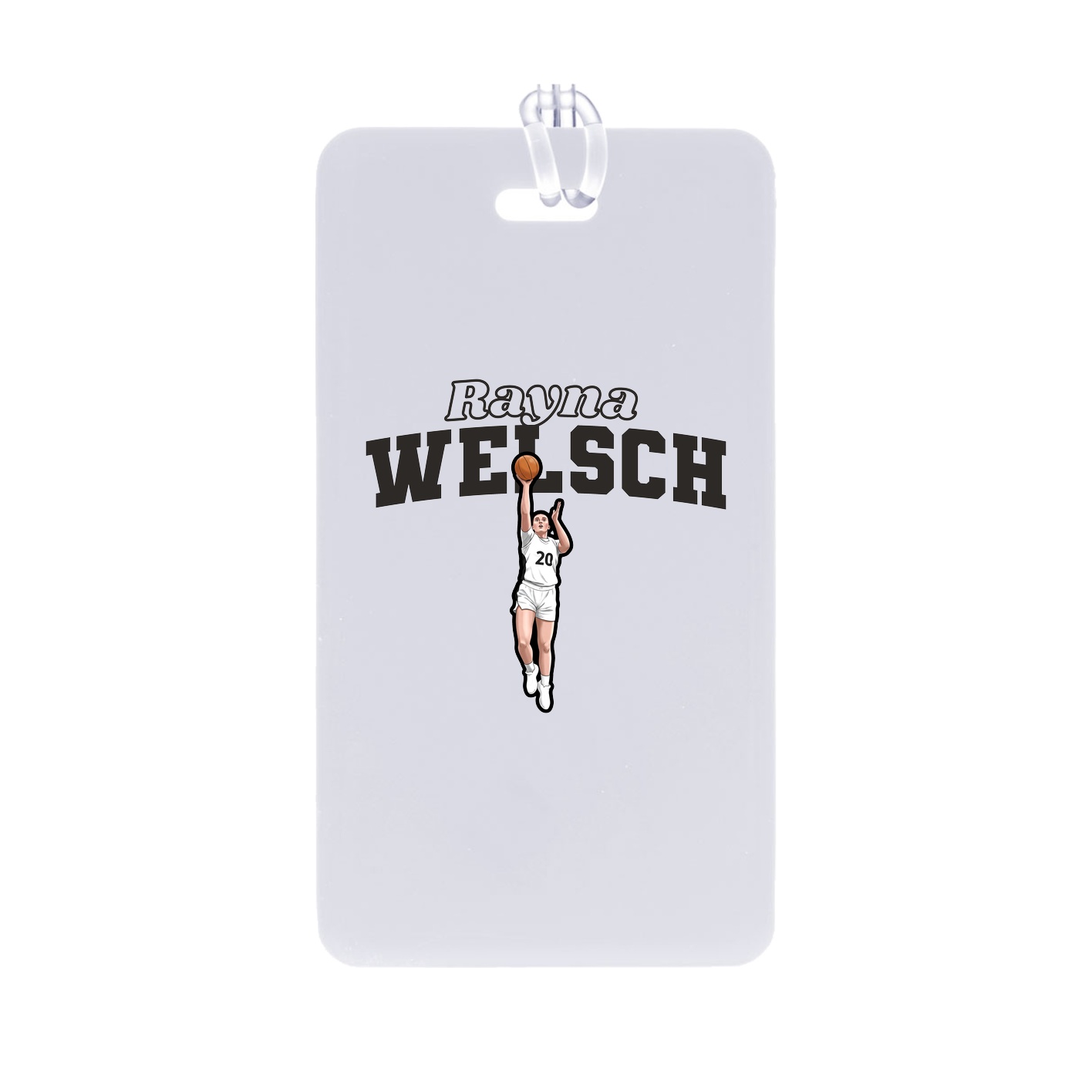 Bag Tag — Name Arch in Classic