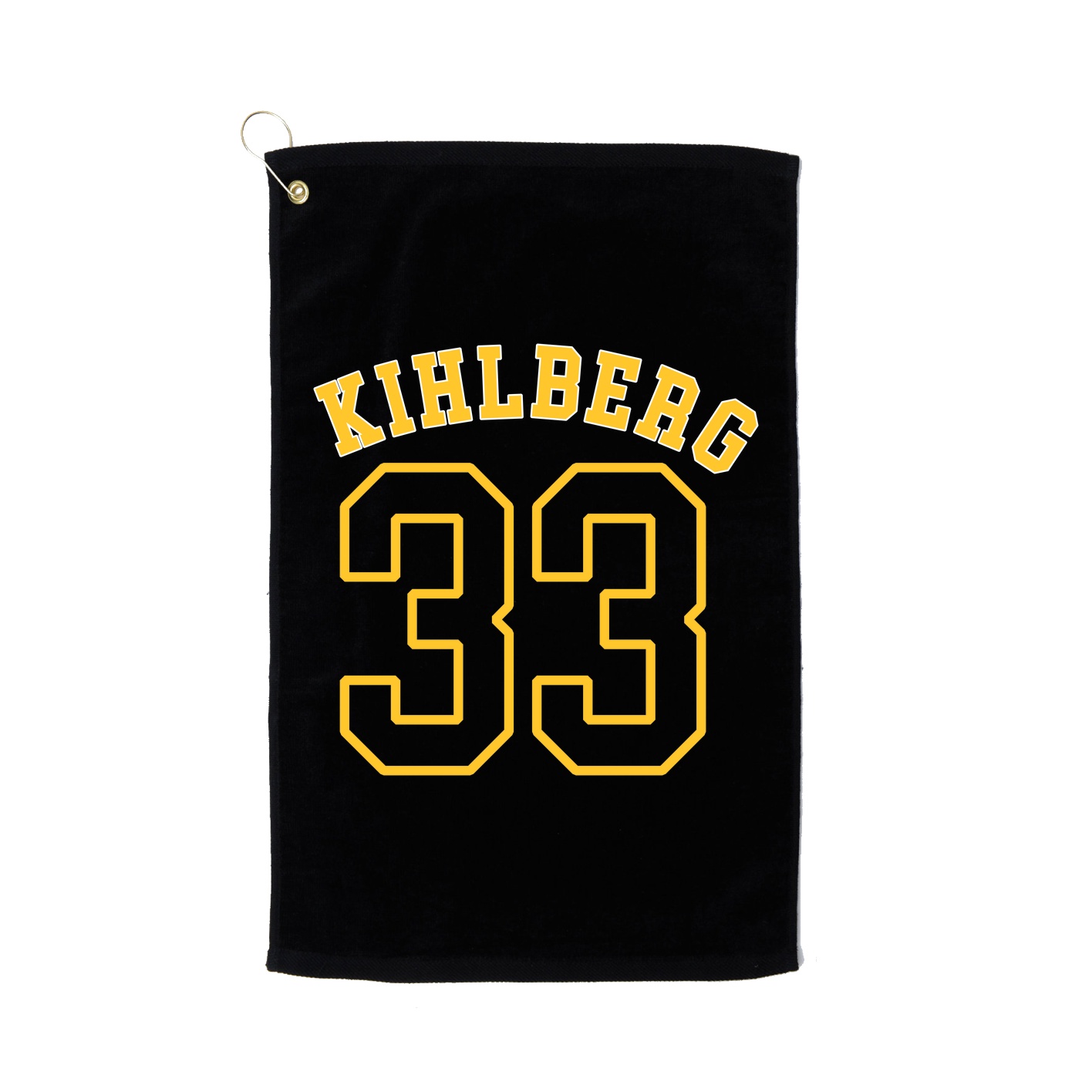 Golf Towel — Shirsey Arch in Black