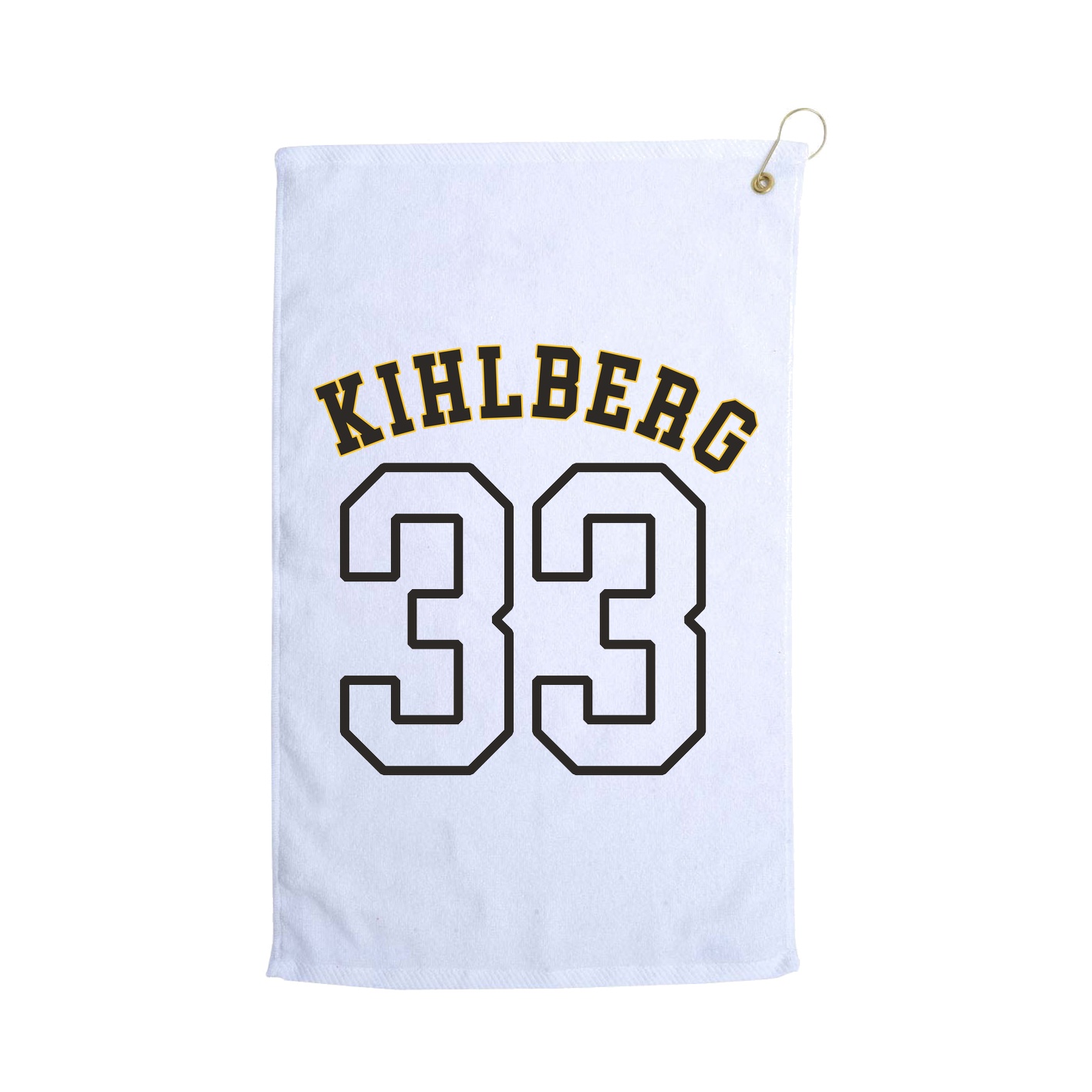Golf Towel — Shirsey Arch in White
