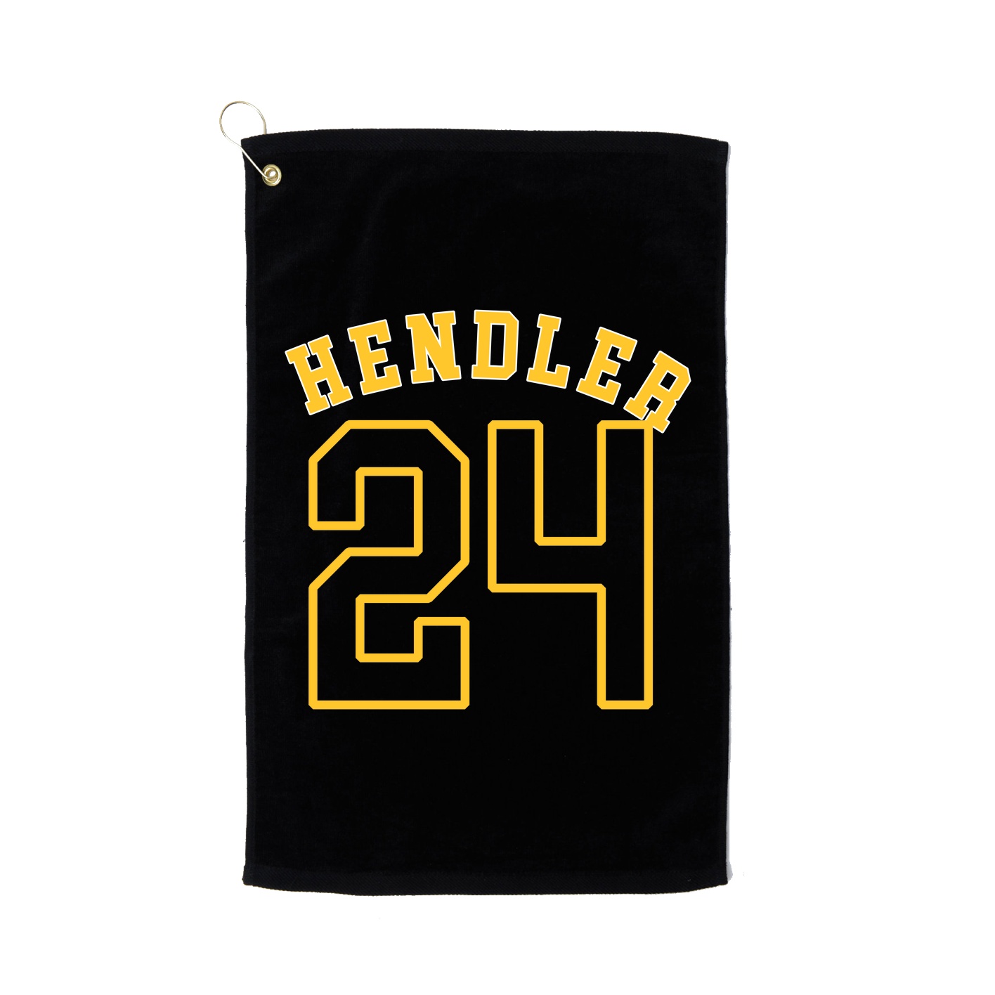Golf Towel — Shirsey Arch in Black