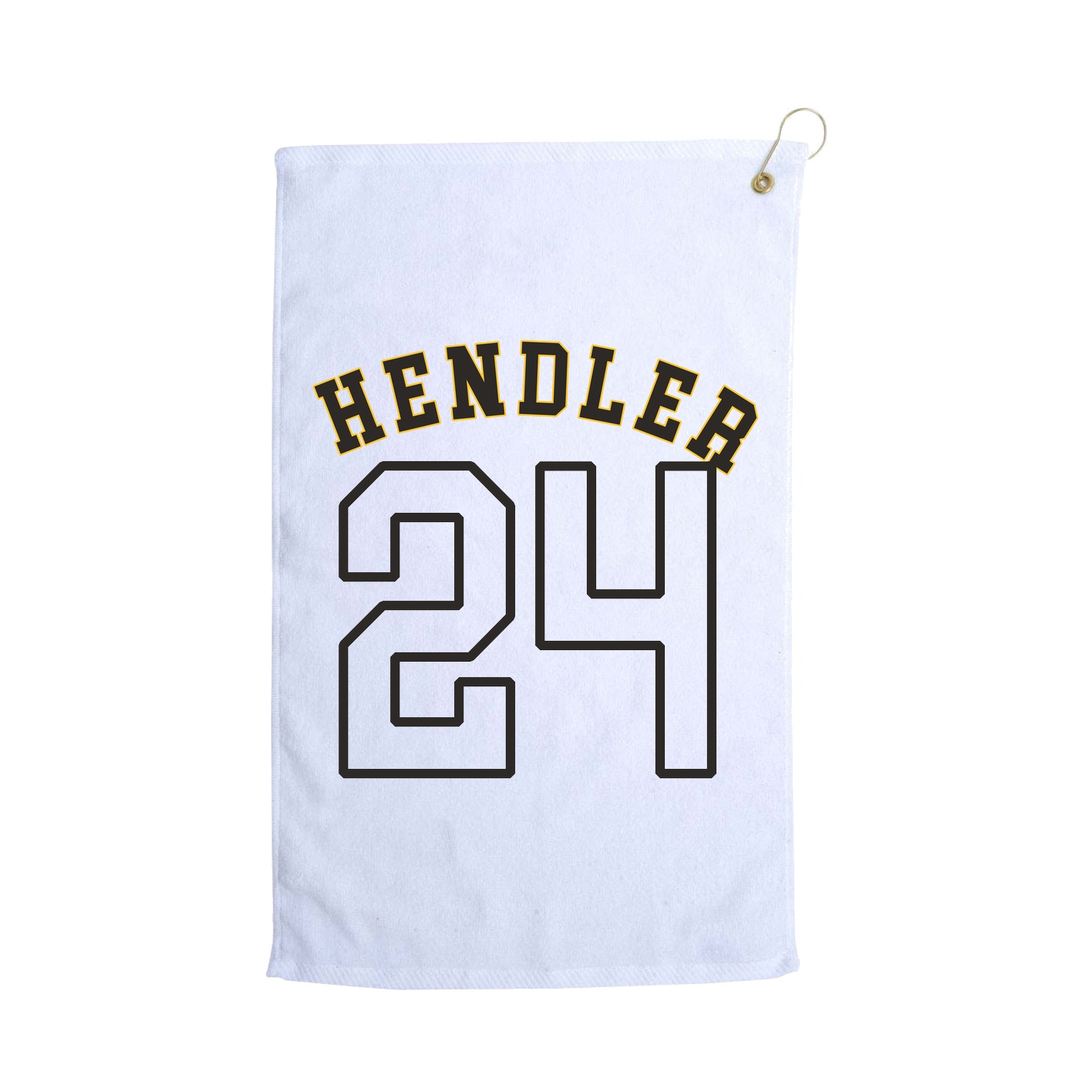 Golf Towel — Shirsey Arch in White