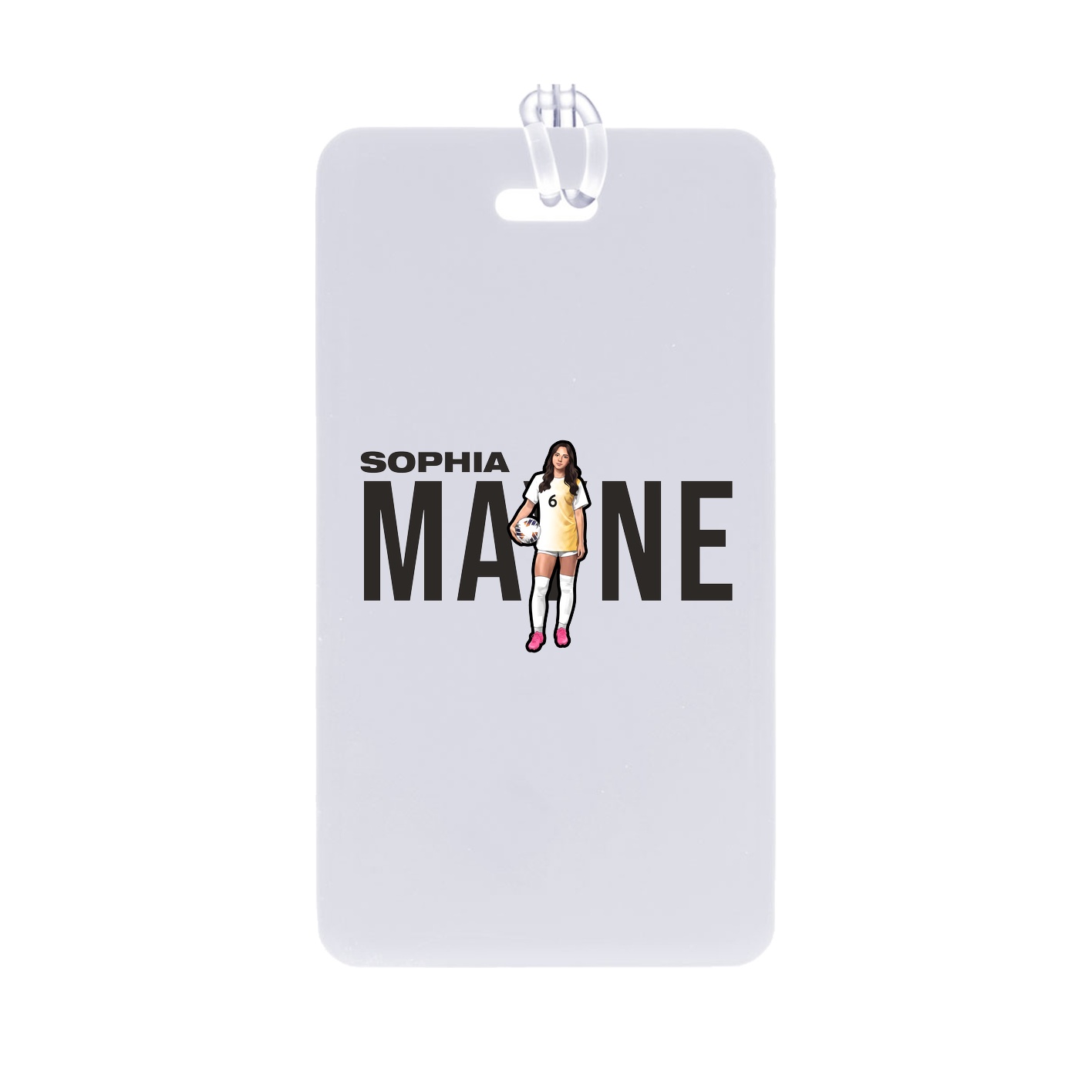 Bag Tag — Player Name in Classic