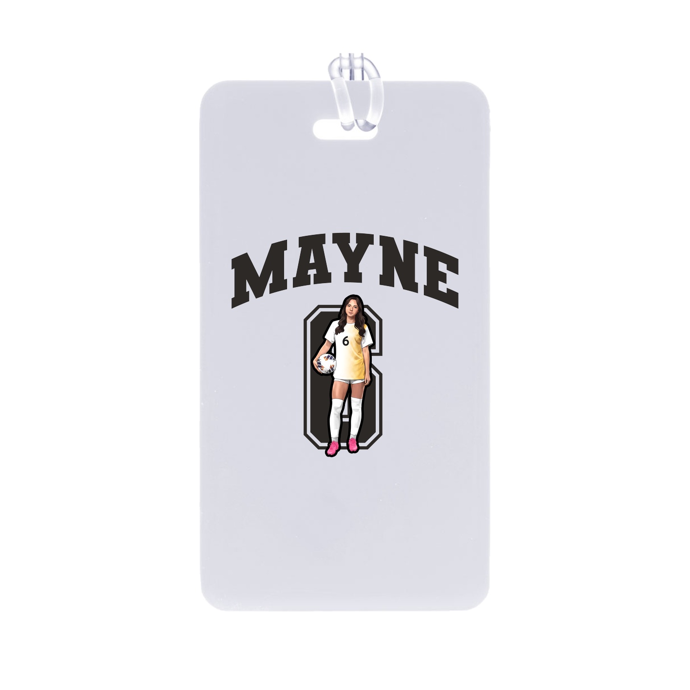 Bag Tag — Number in Classic