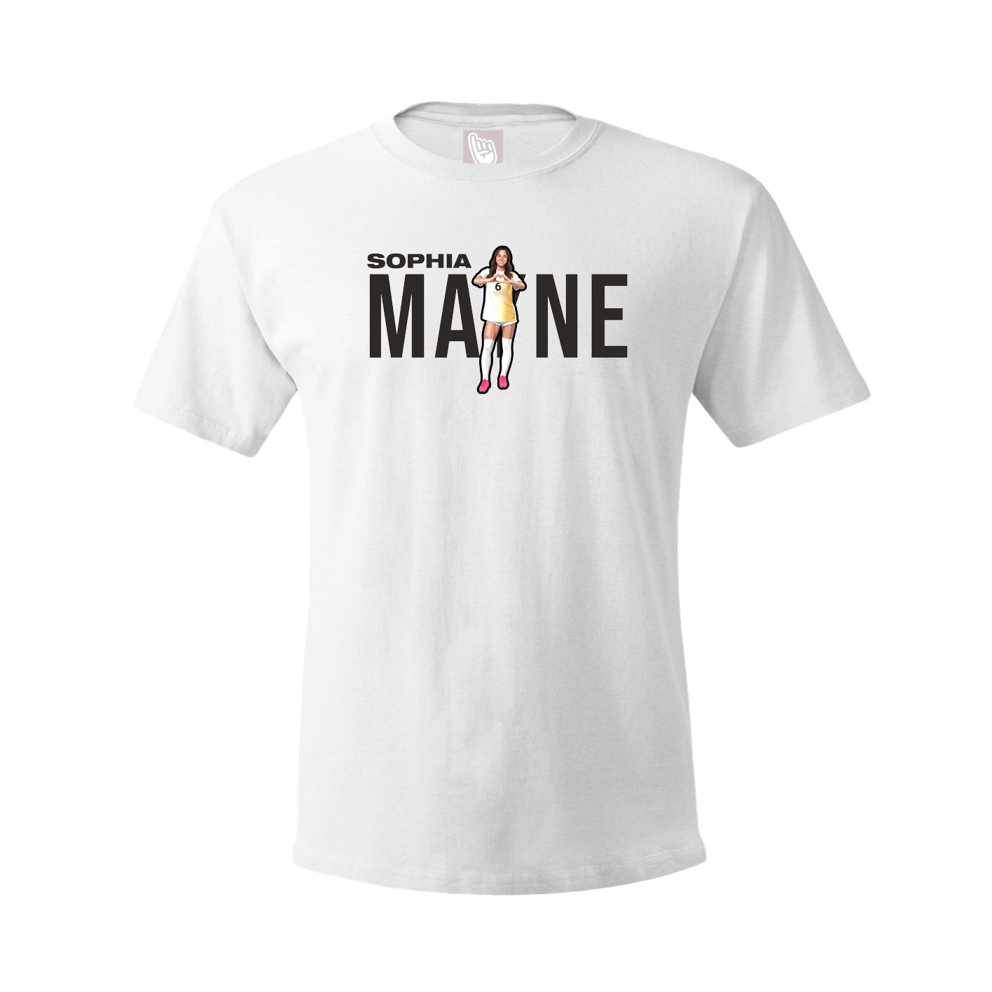Youth Tee — Player Name in White