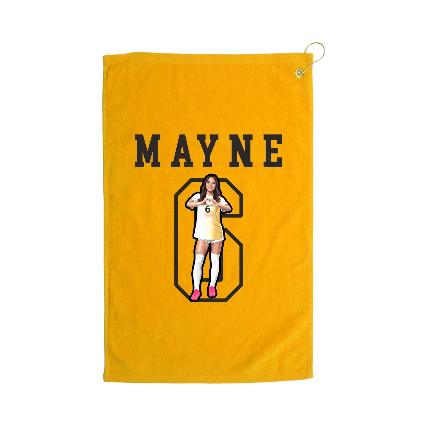 Golf Towel — Shirsey in Gold