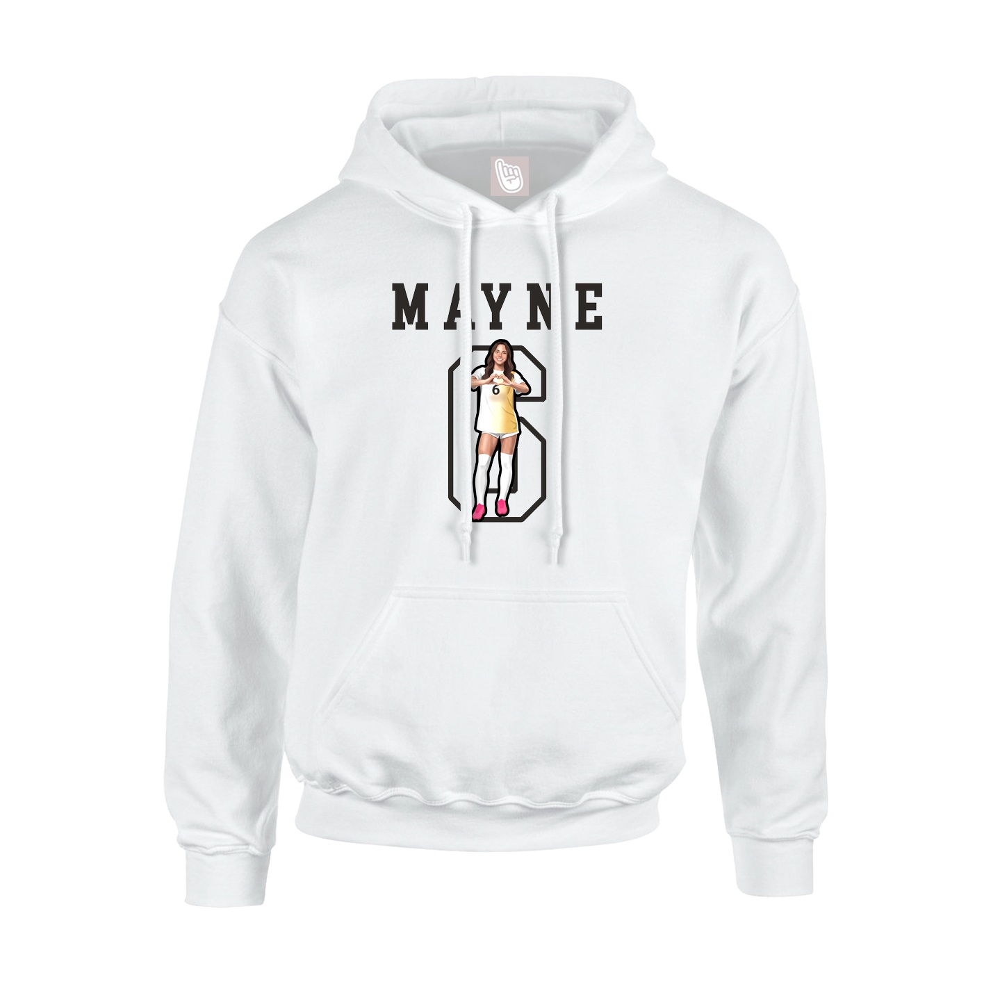 Youth Hoodie — Shirsey in White