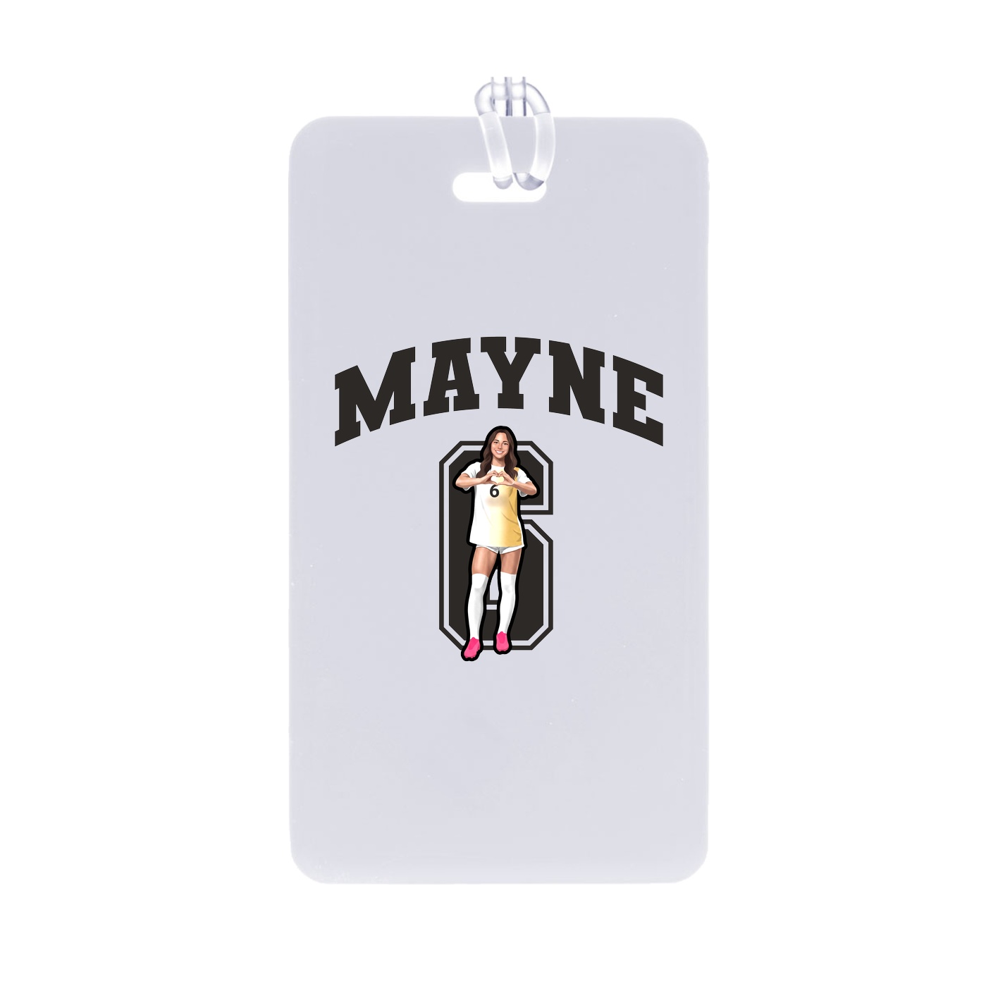 Bag Tag — Number in Classic