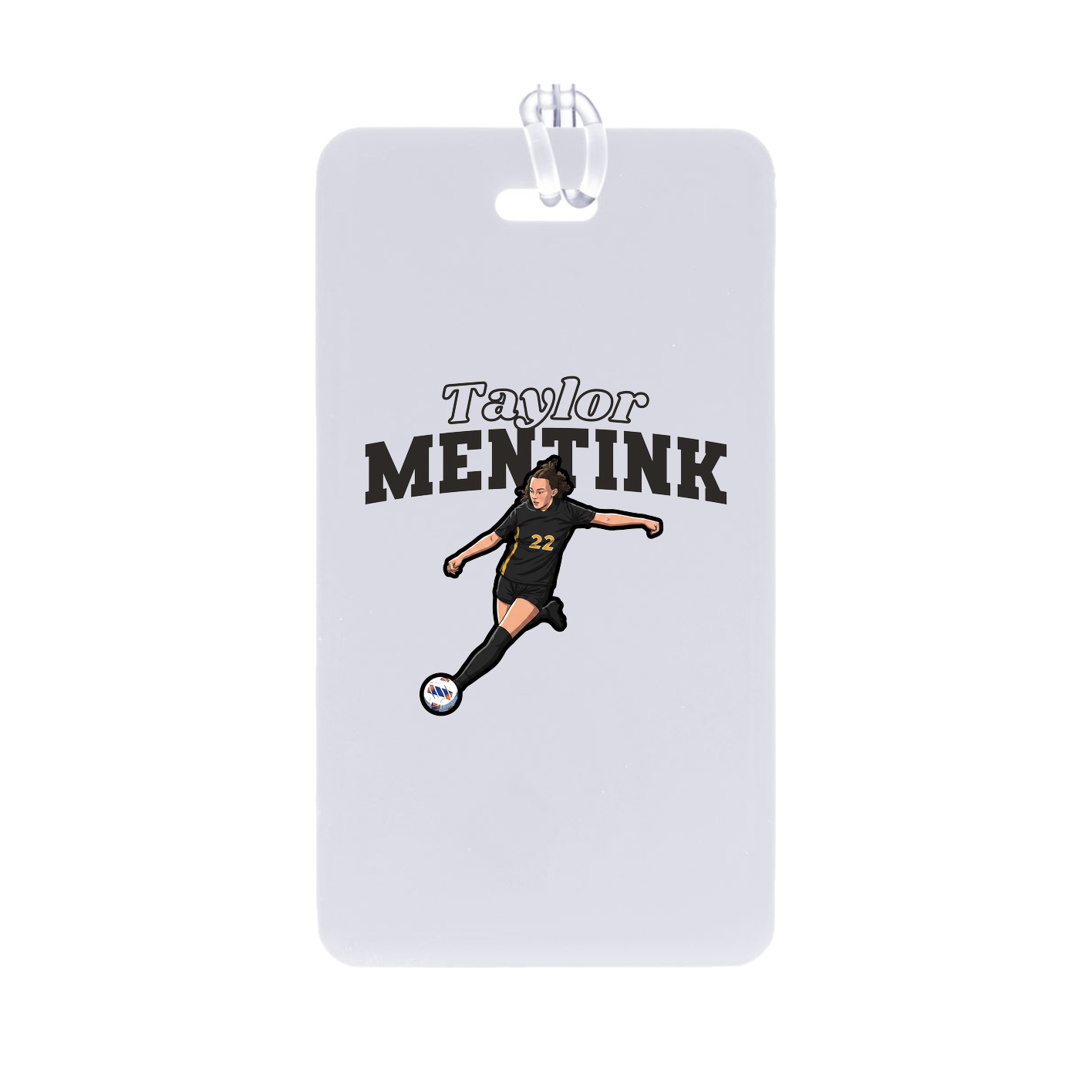 Bag Tag — Name Arch in Classic