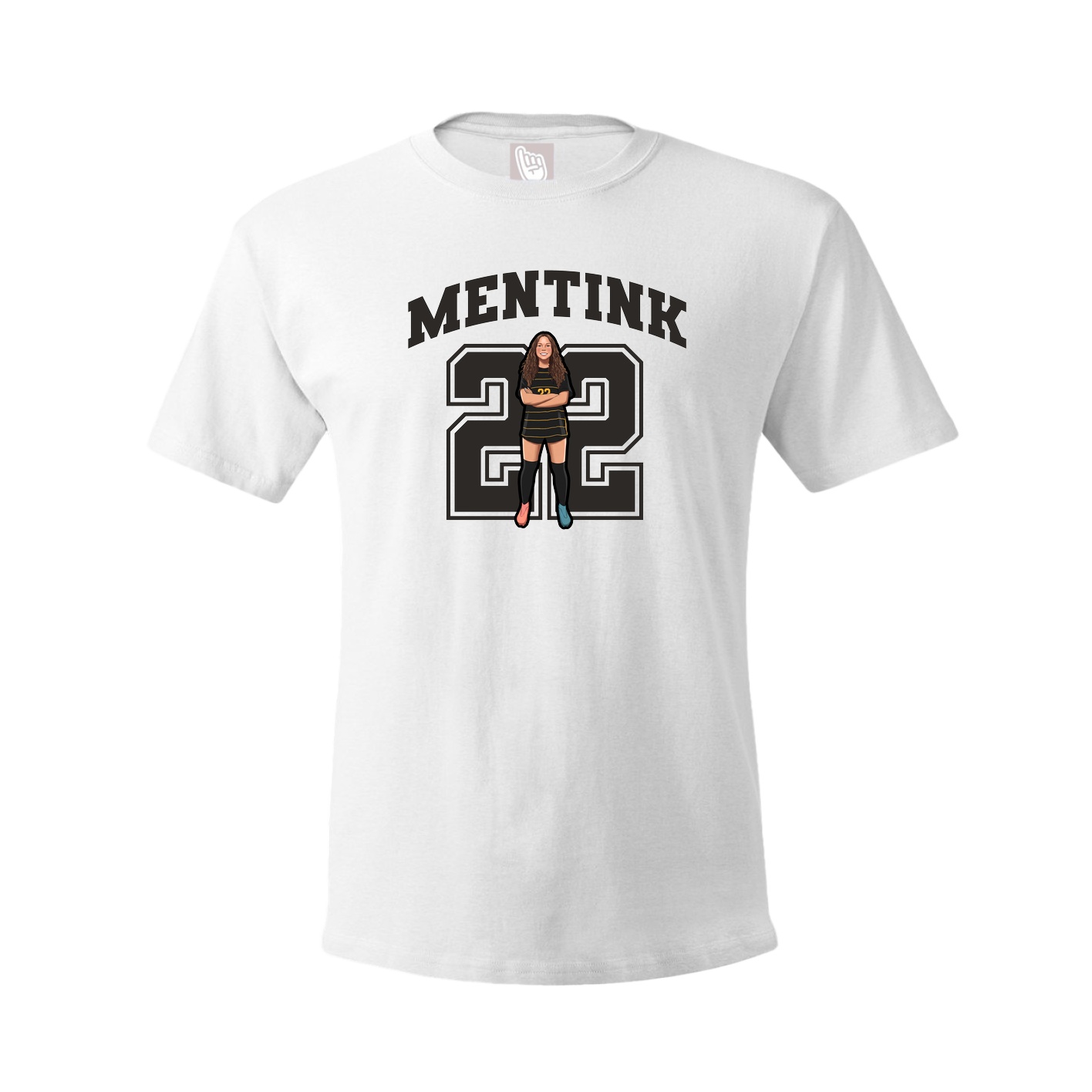 Tee — Number in White