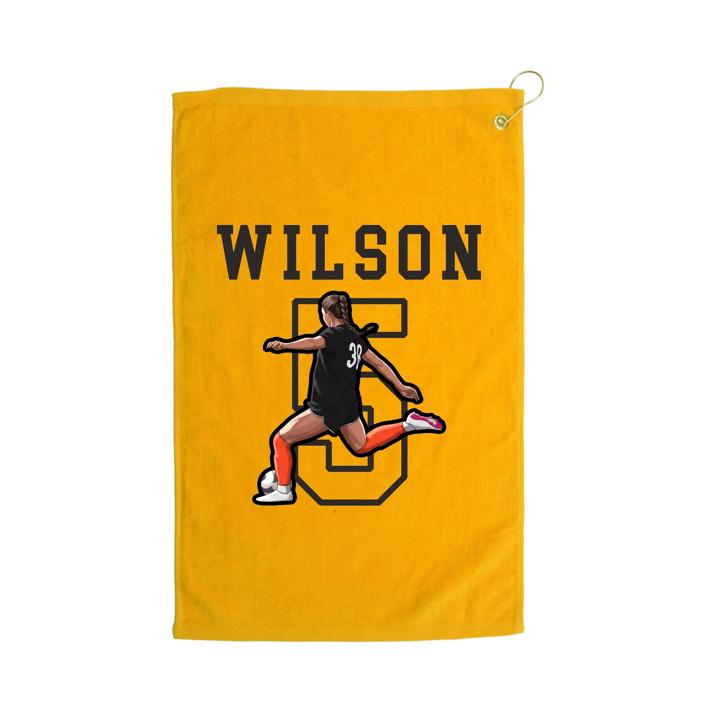 Golf Towel — Shirsey in Gold