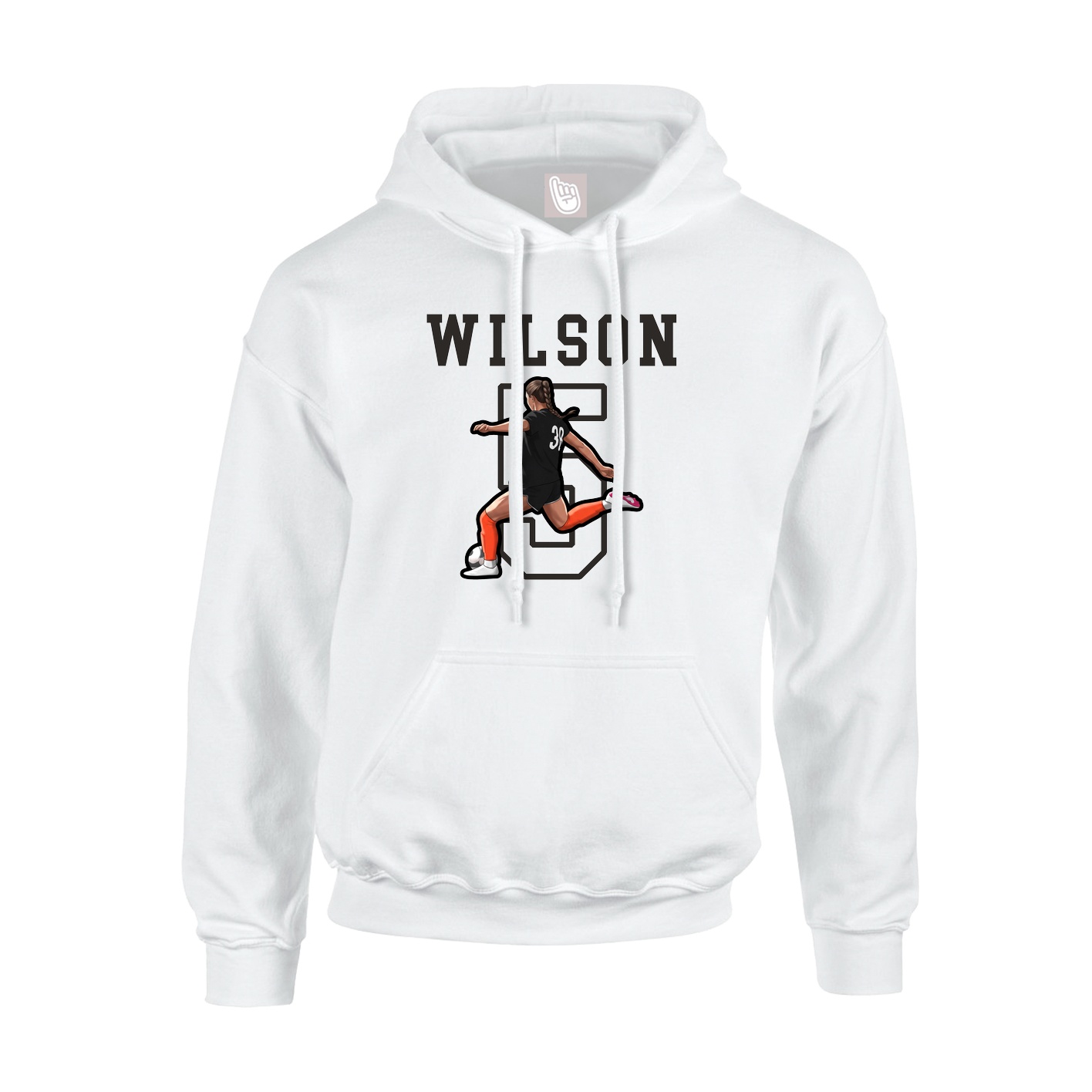 Hoodie — Shirsey in White