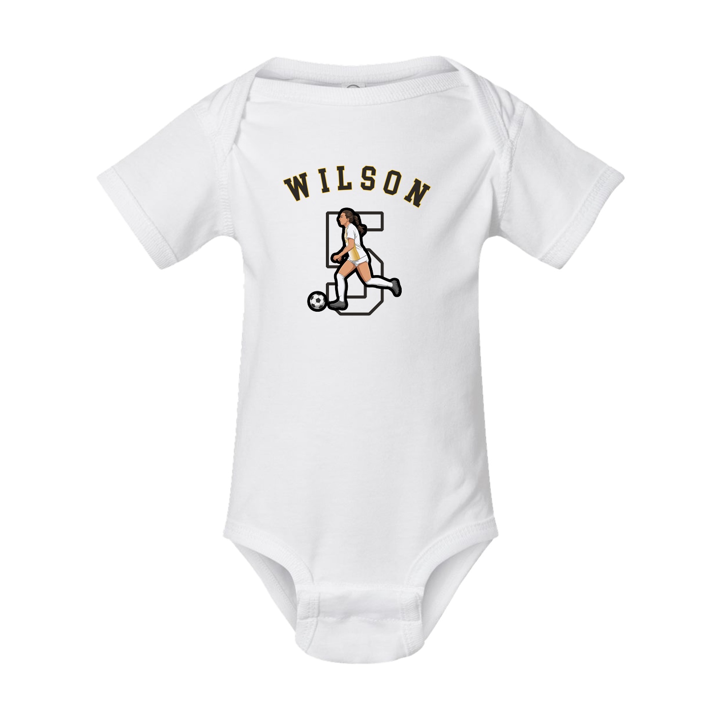 Baby Onesie — Shirsey Arch in White