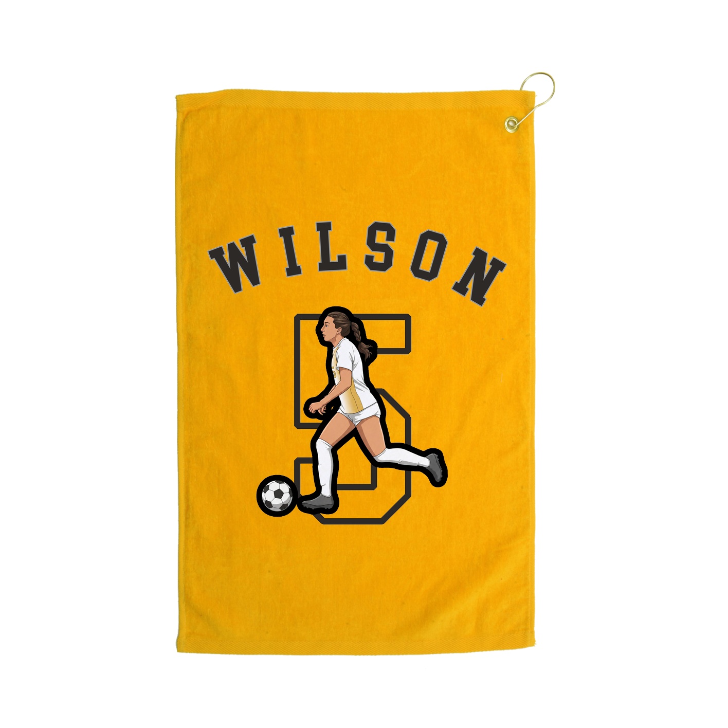 Golf Towel — Shirsey Arch in Gold