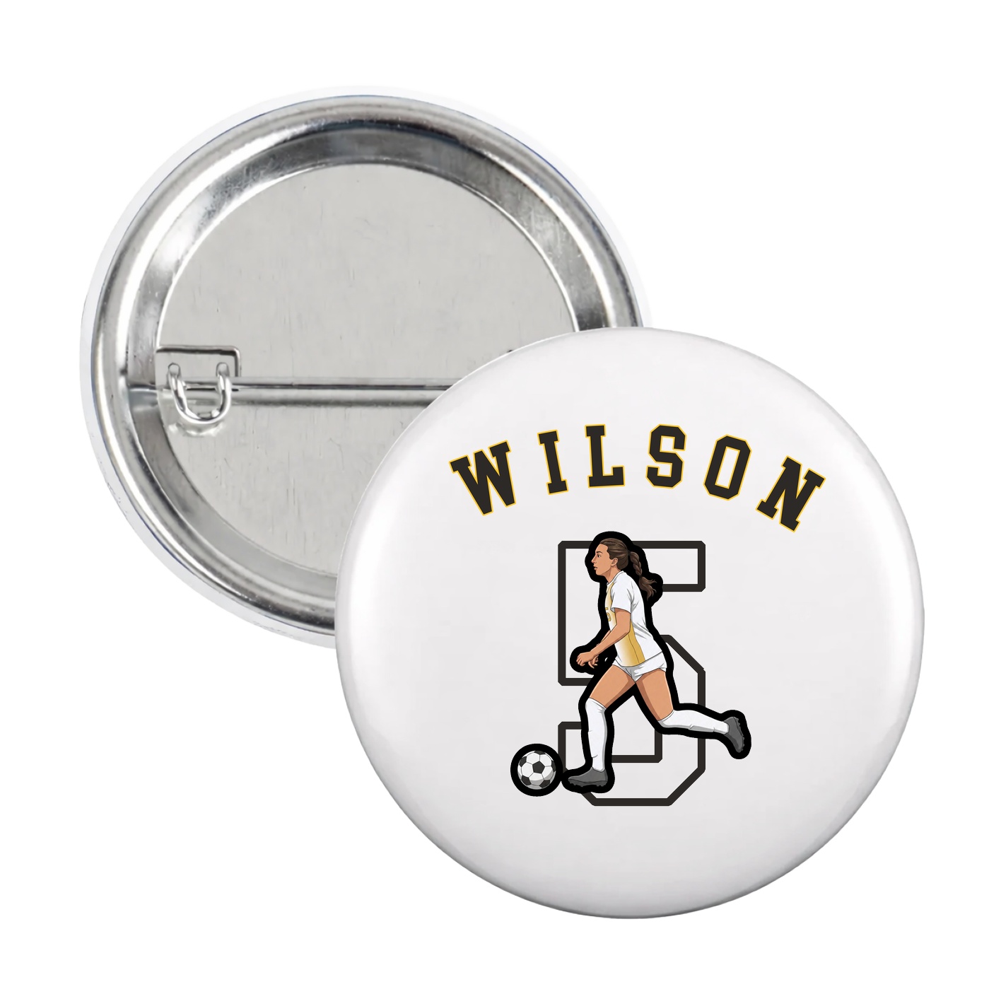 Game Day Button — Shirsey Arch in White