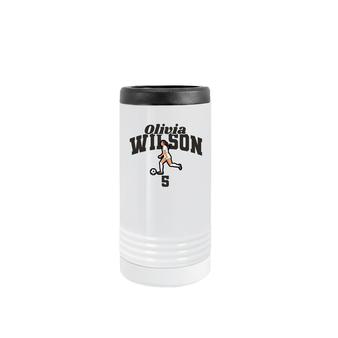 Slim Beverage Holder — Signature Arch in White