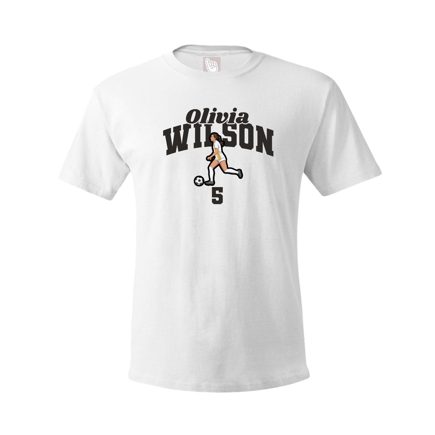 Youth Tee — Signature Arch in White
