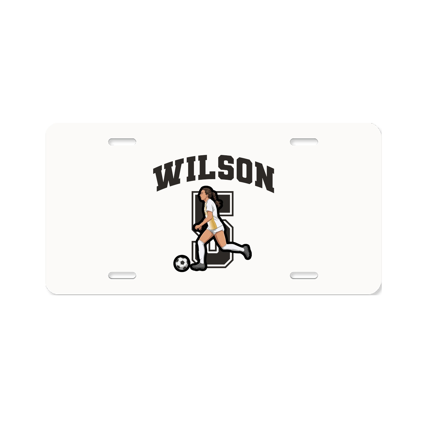 License Plate — Number in Classic