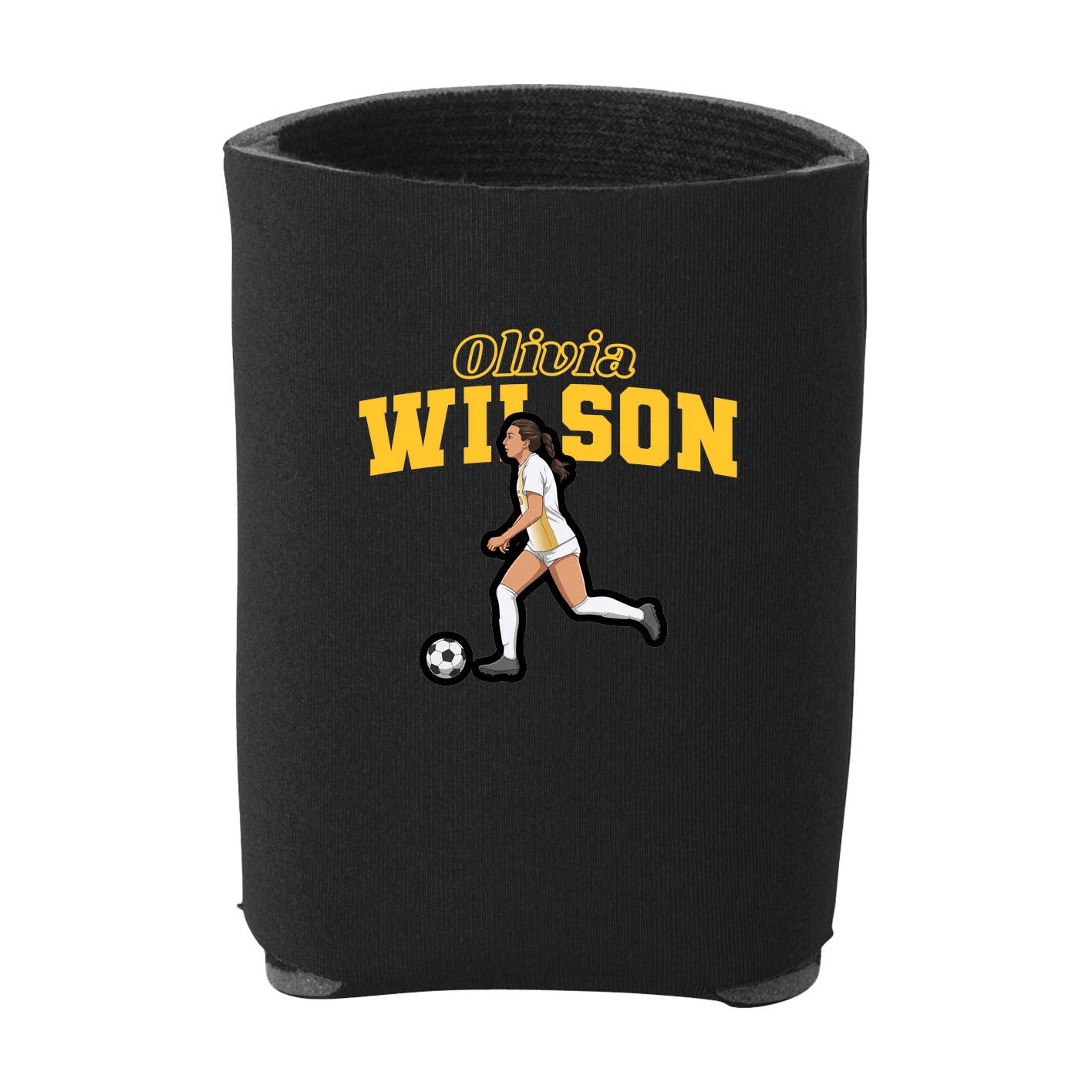 Can Holder — Name Arch in Black