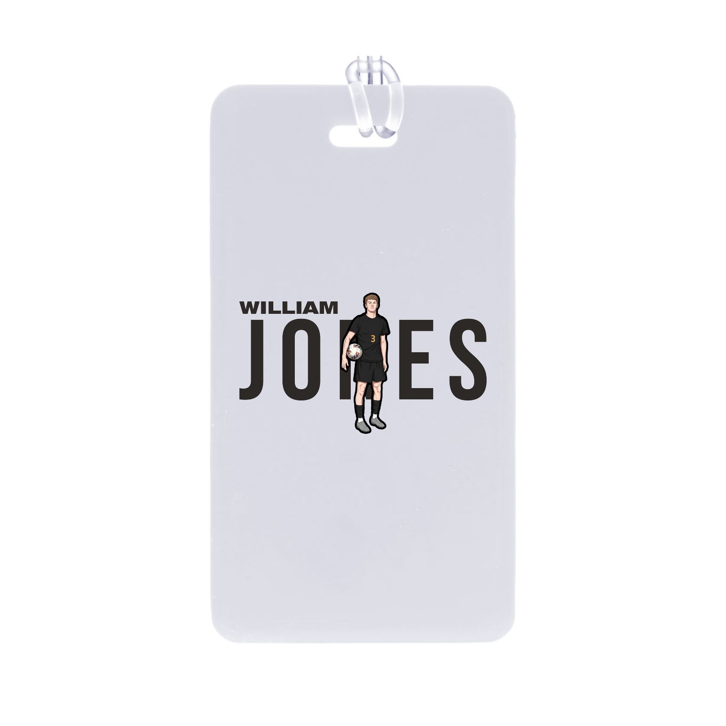 Bag Tag — Player Name in Classic