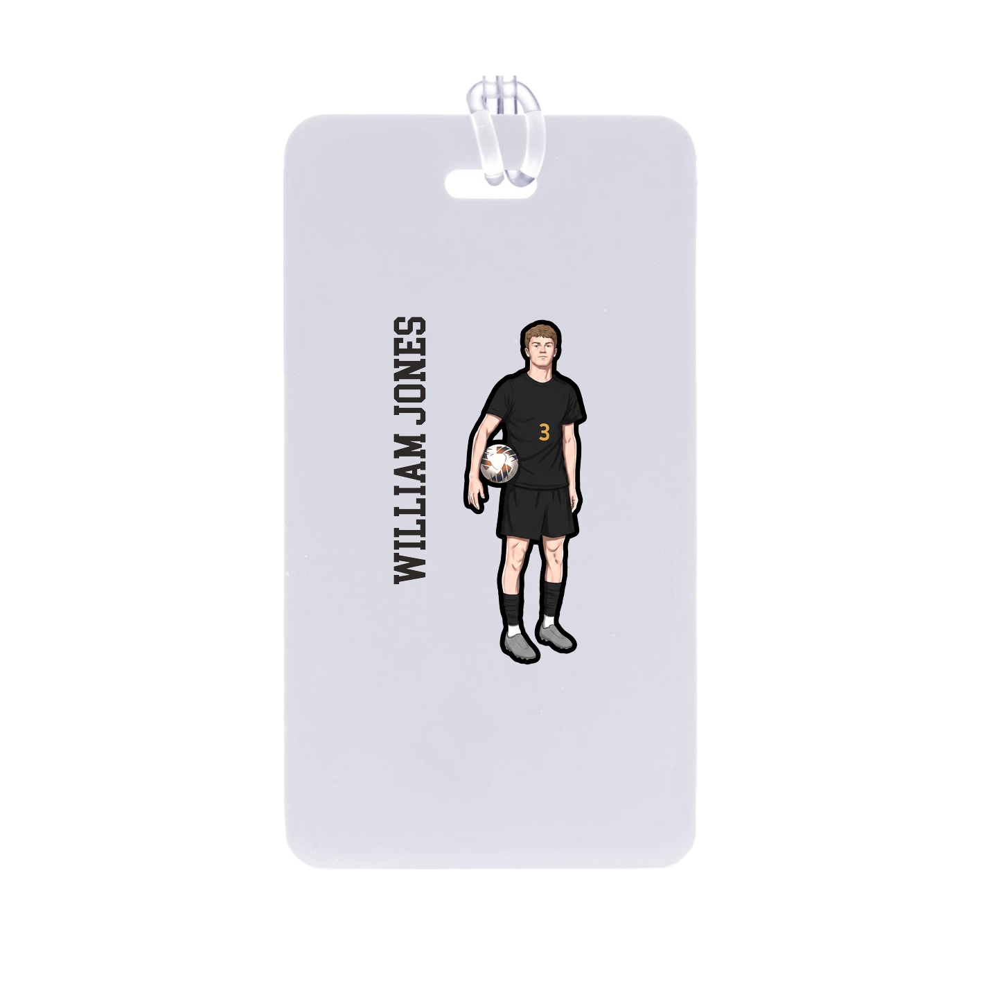 Bag Tag — Name Vertical in Classic