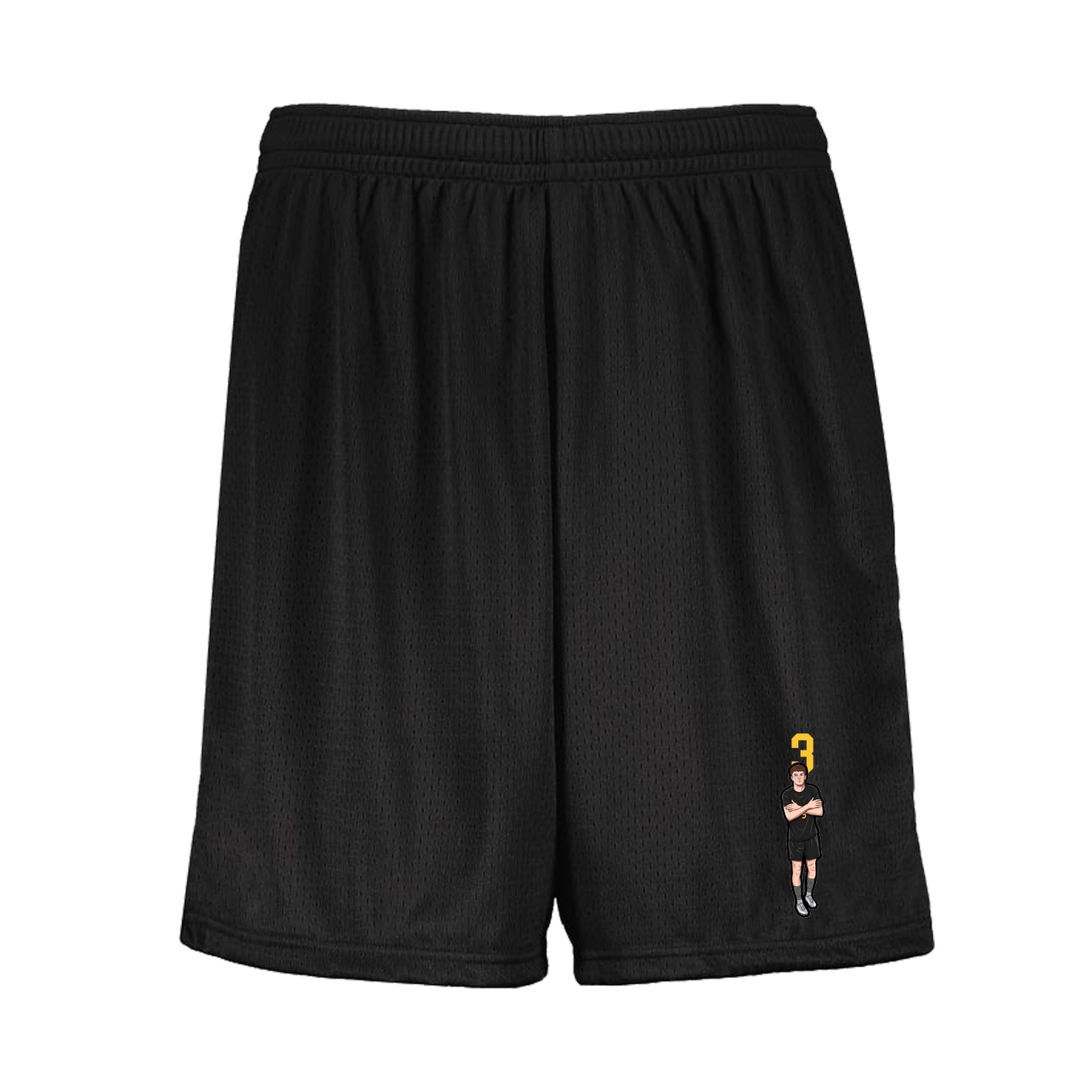 Shorts — Number Top in Black