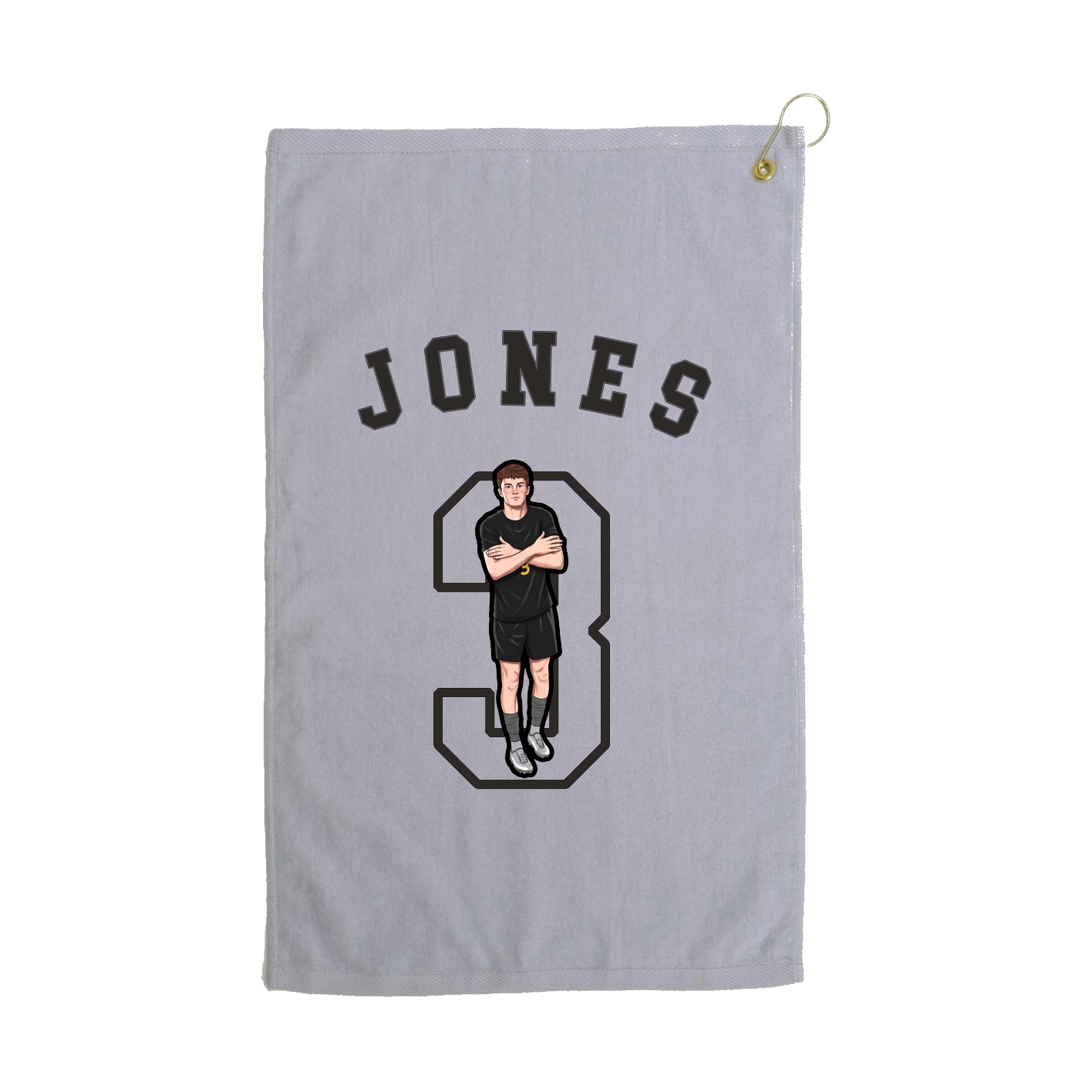 Golf Towel — Shirsey Arch in Grey