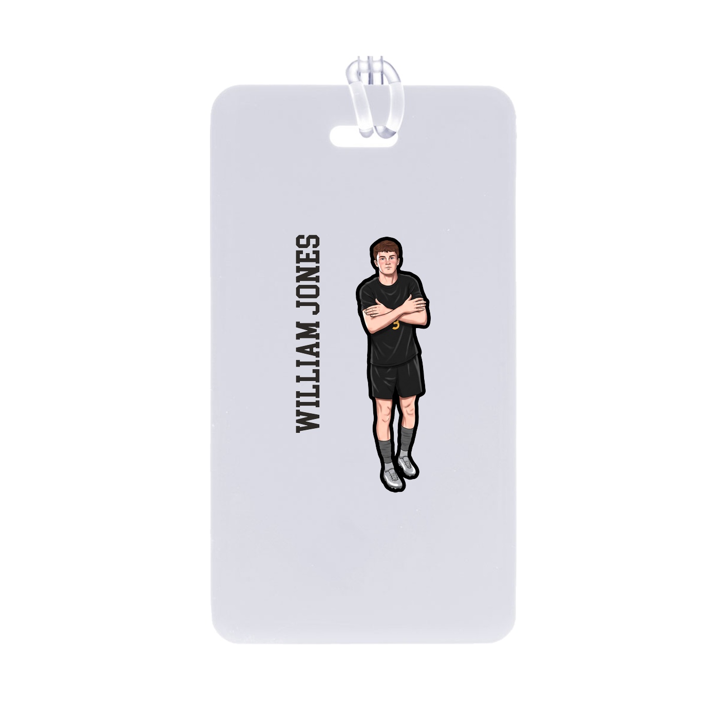 Bag Tag — Name Vertical in Classic