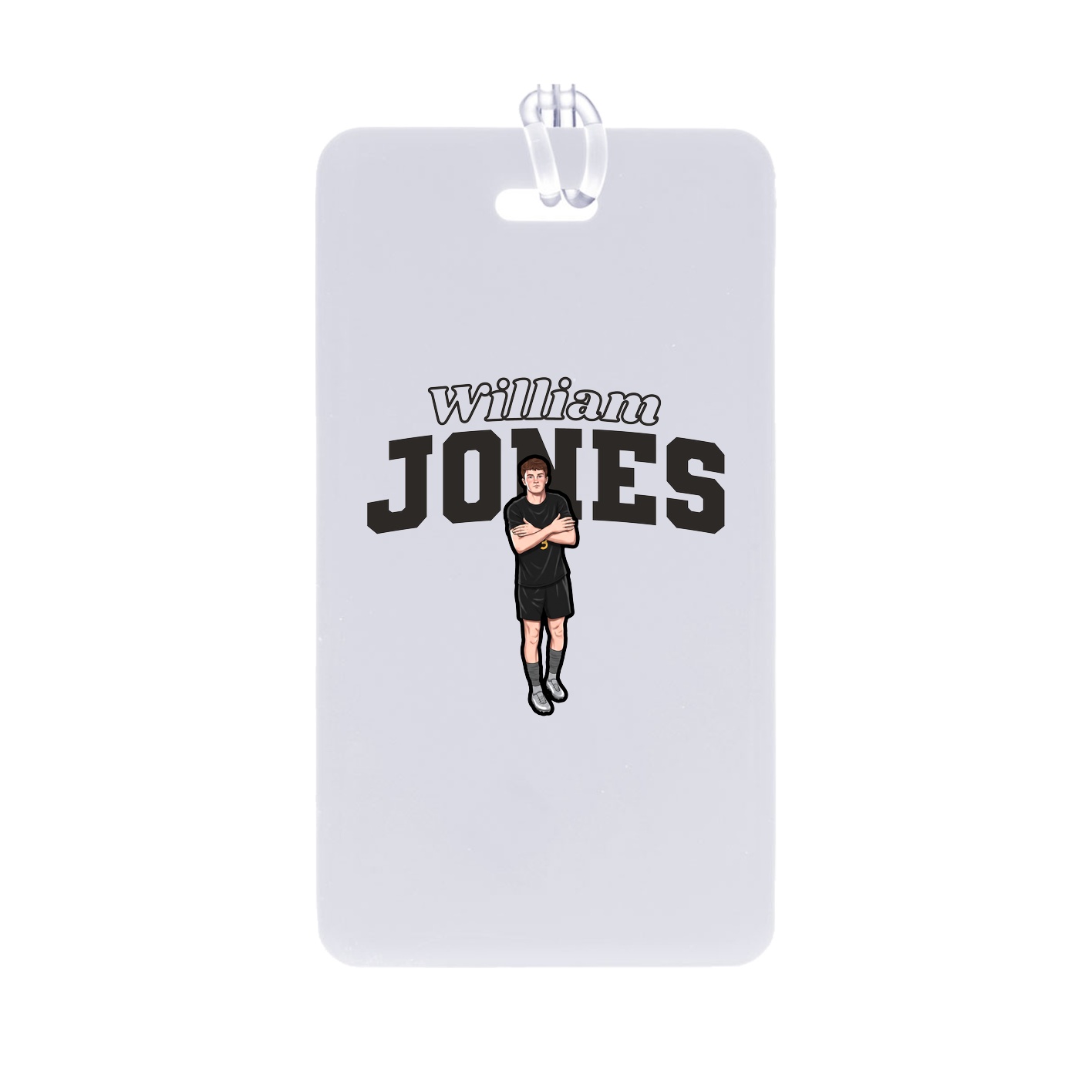 Bag Tag — Name Arch in Classic