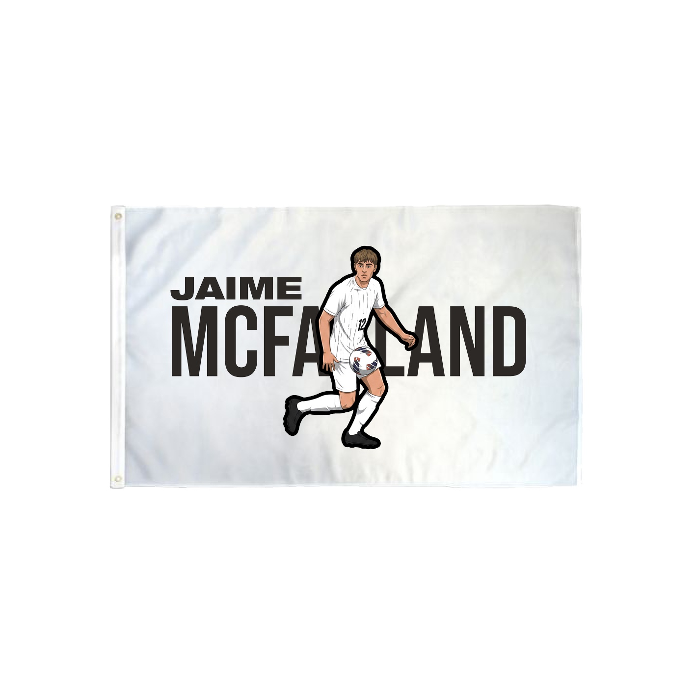 3x5 Flag — Player Name in Classic