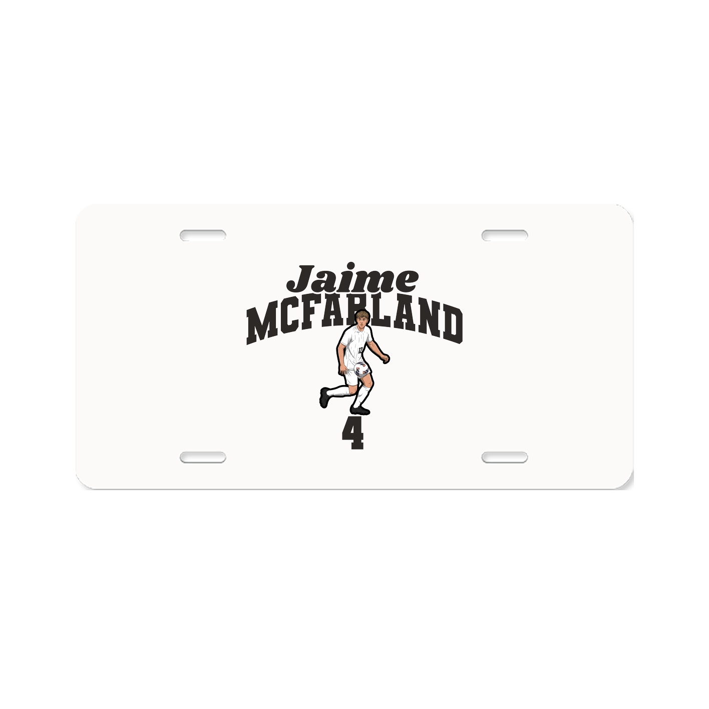 License Plate — Signature Arch in Classic