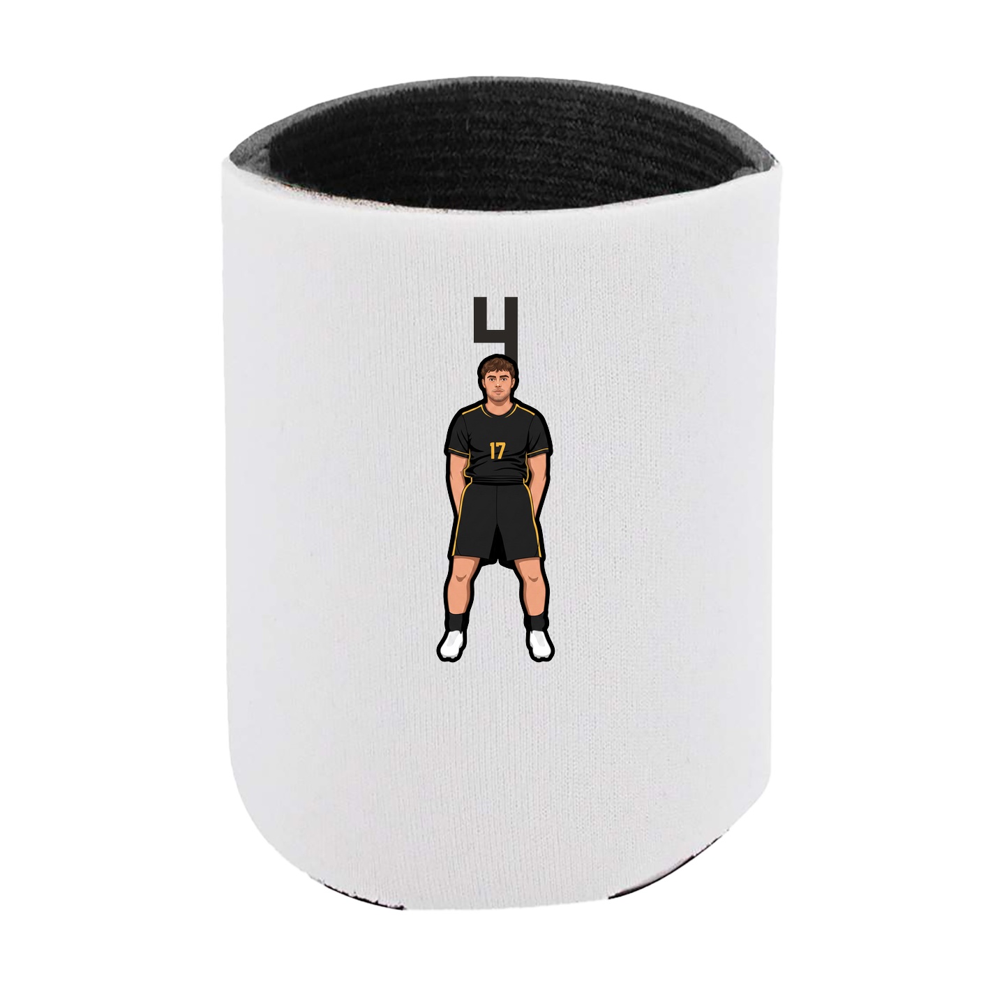 Can Holder — Number Top in White