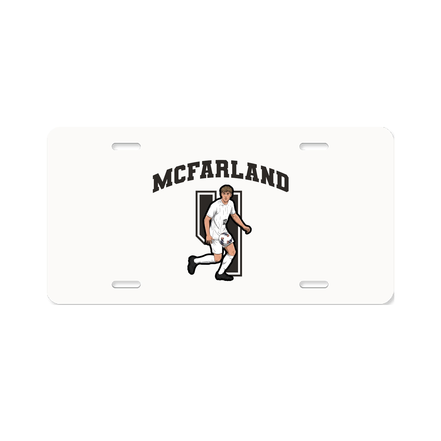 License Plate — Number in Classic