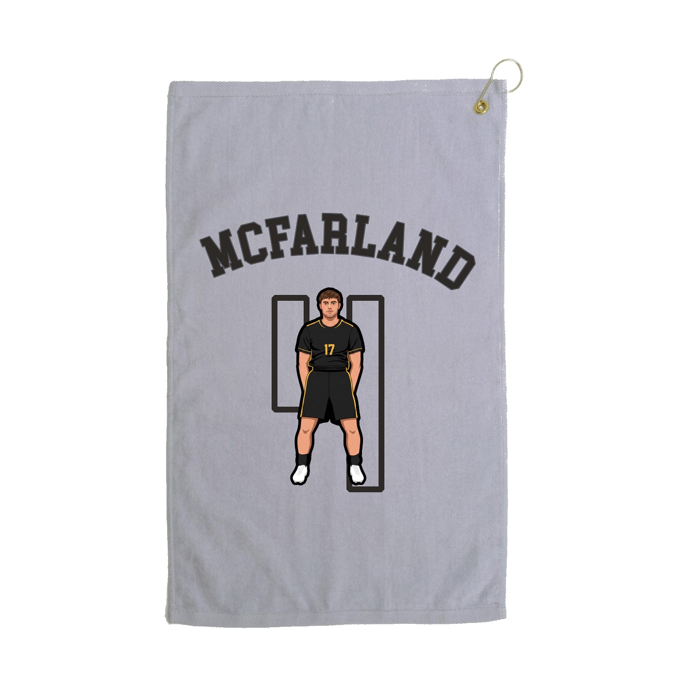 Golf Towel — Shirsey Arch in Grey