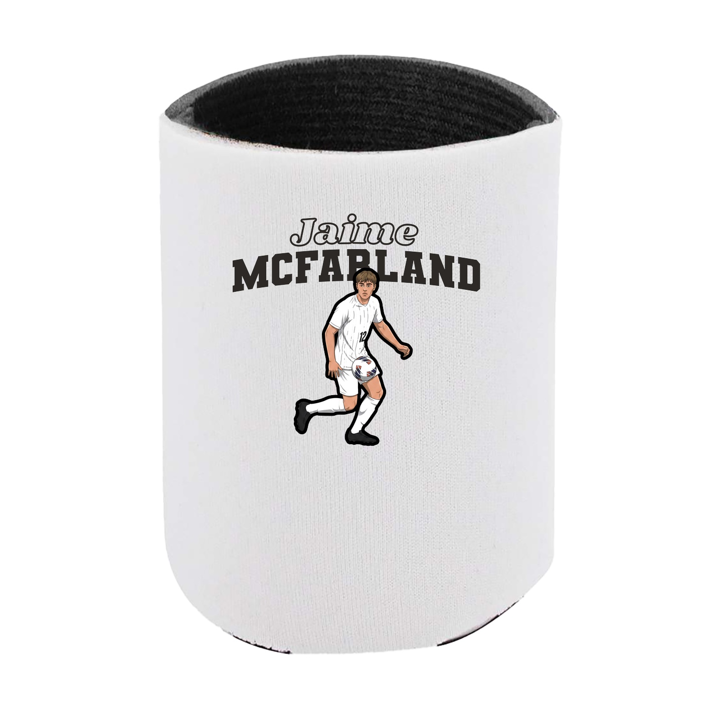 Can Holder — Name Arch in White