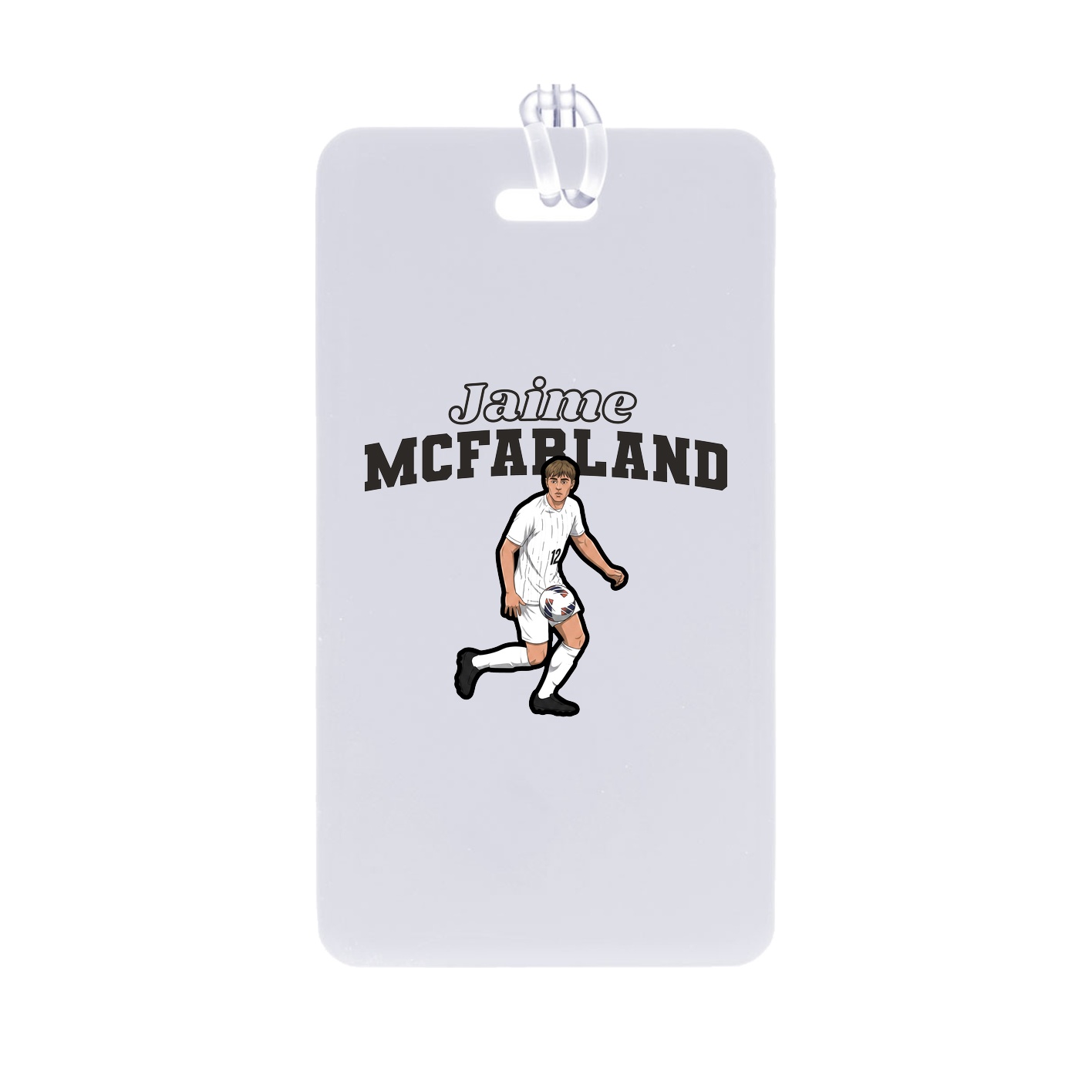 Bag Tag — Name Arch in Classic