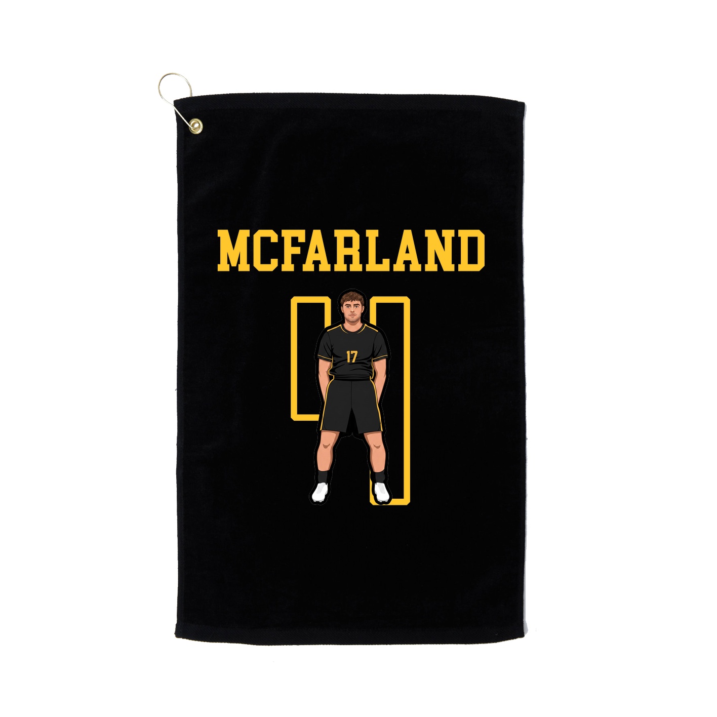 Golf Towel — Shirsey in Black