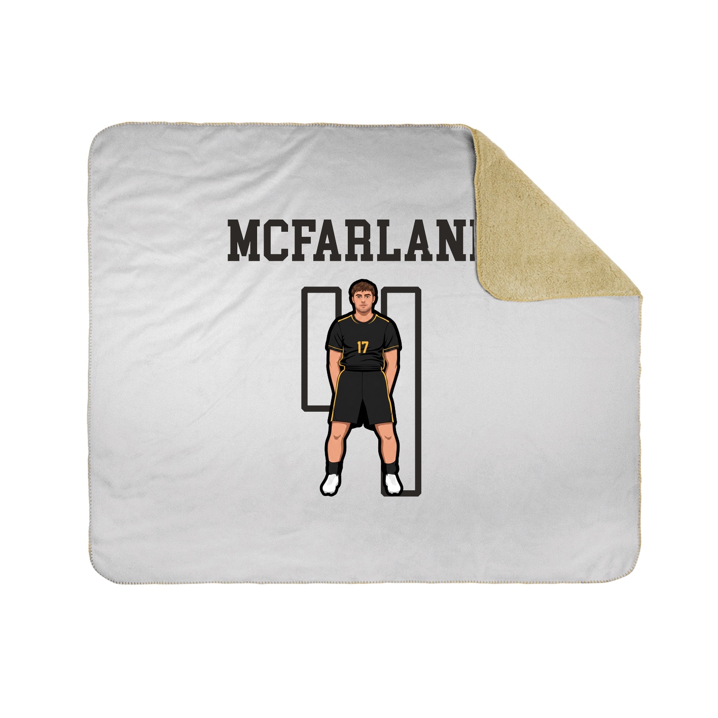 Throw Blanket — Shirsey in White
