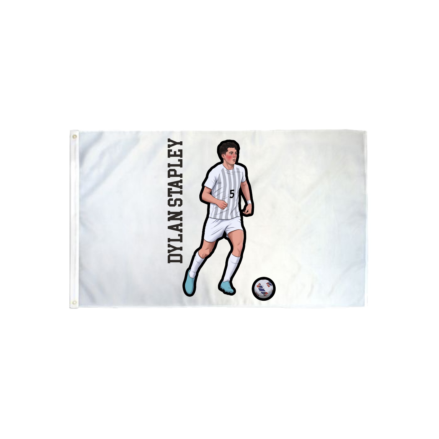 3x5 Flag — Name Vertical in Classic